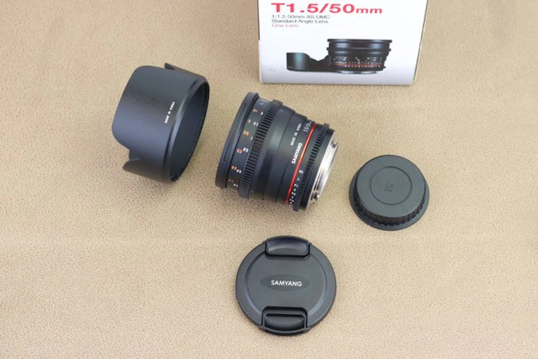 Samyang Optics 50mm T1.5 AS UMC Cine Lens – Canon EF Mount Camera lens