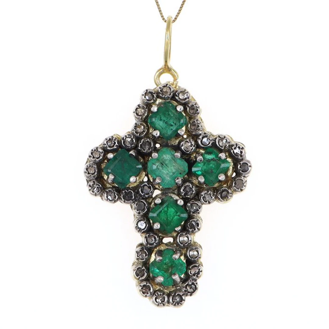 No reserve price - Necklace with pendant - 12 kt