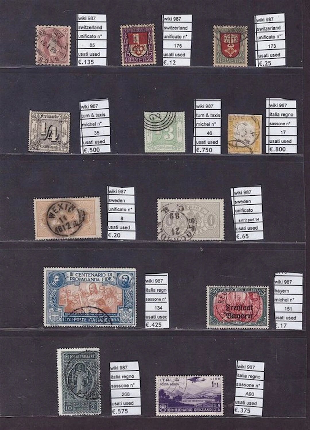 World 1850 - Beautiful collection of stamps