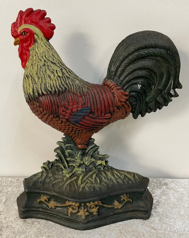 Decorative ornament - Yes. - United Kingdom - Doorstop Rooster