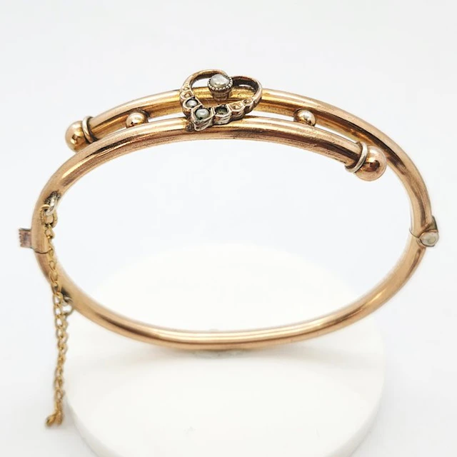 Bracelet - 9 kt. Yellow gold, White gold