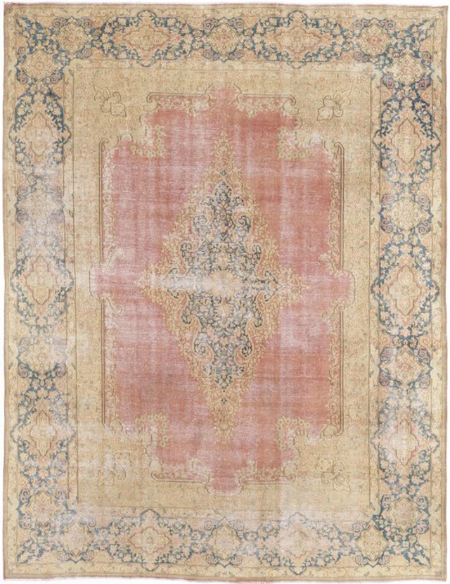 Designer Modern Vintage Art Rug - Carpet - 390 cm - 290 cm - Modern Deco Art