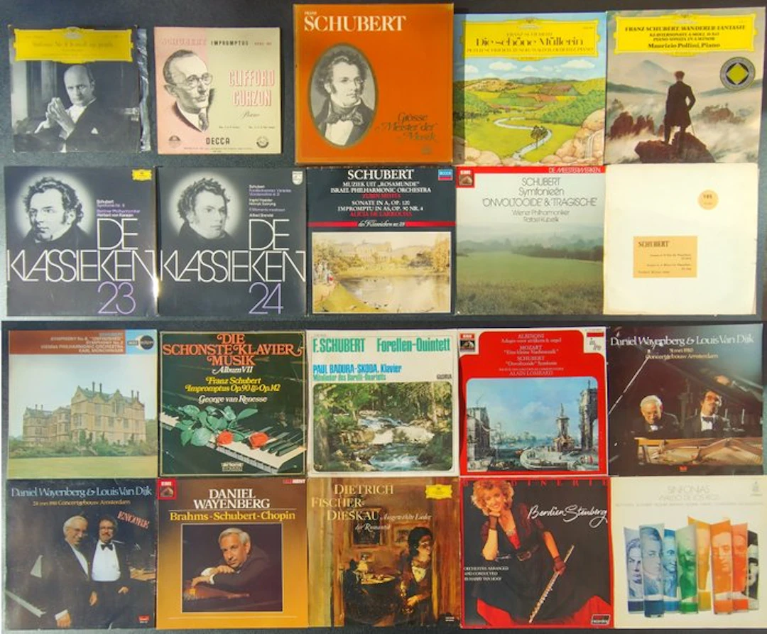 Franz Schubert - Curated Collection of 20 x albums...