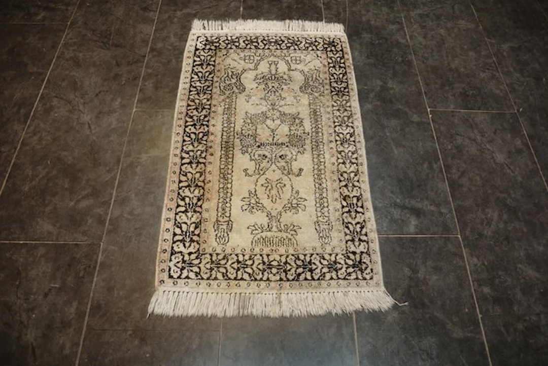 Cashmere Silk - Carpet - 95 cm - 60 cm - silk carpet