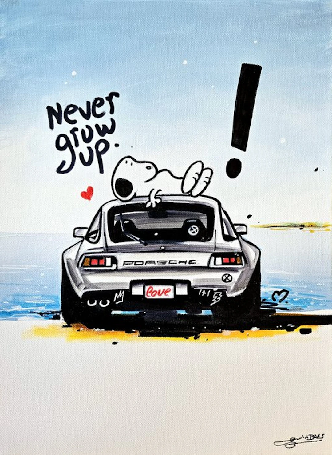 Artwork - Porsche - Porsche 928 Pop Art - Original...