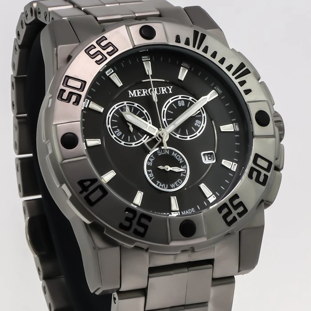 MERCURY - Swiss Made Chronograph - ME10225-SS-2 - No...