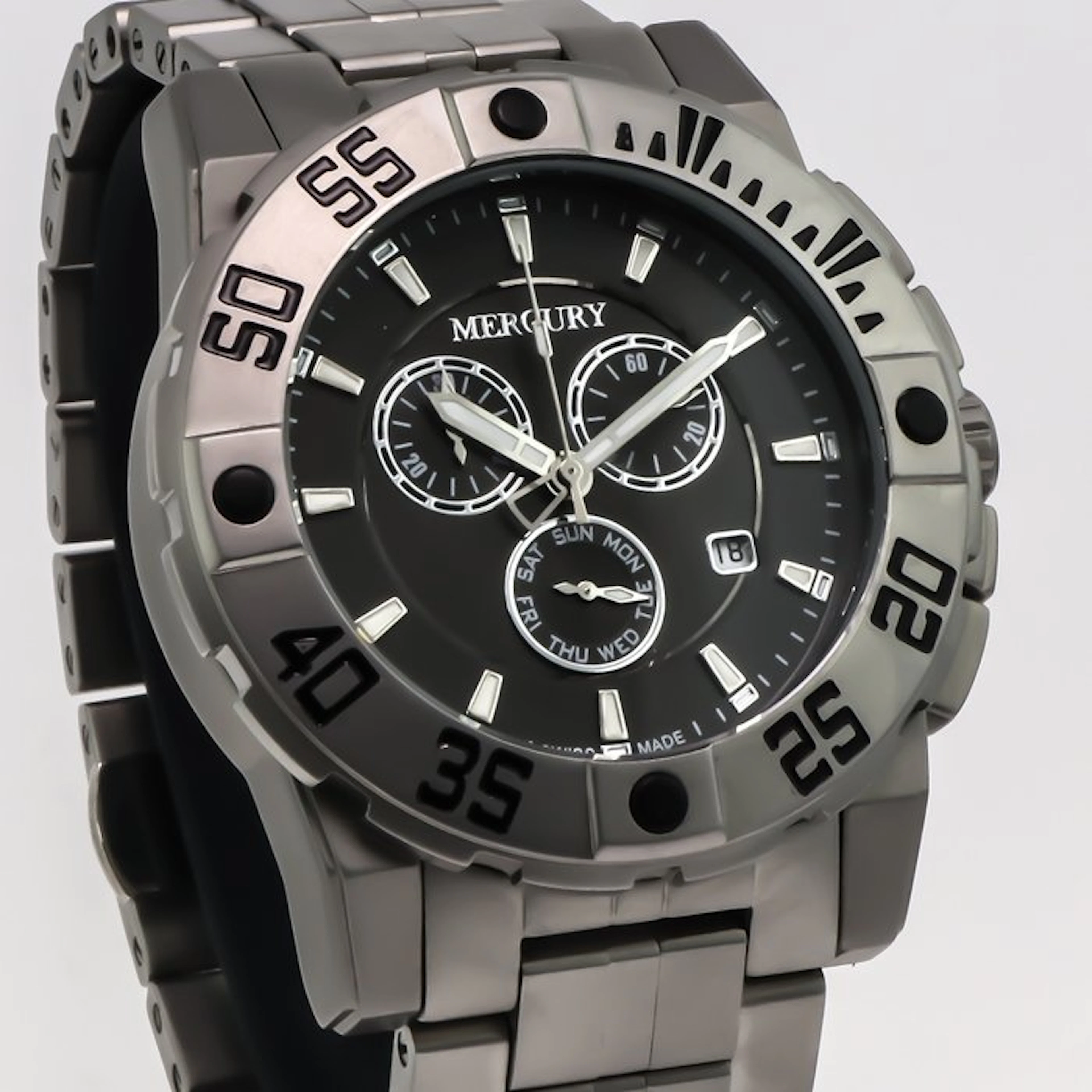 MERCURY - Swiss Made Chronograph - ME10225-SS-2 - No...