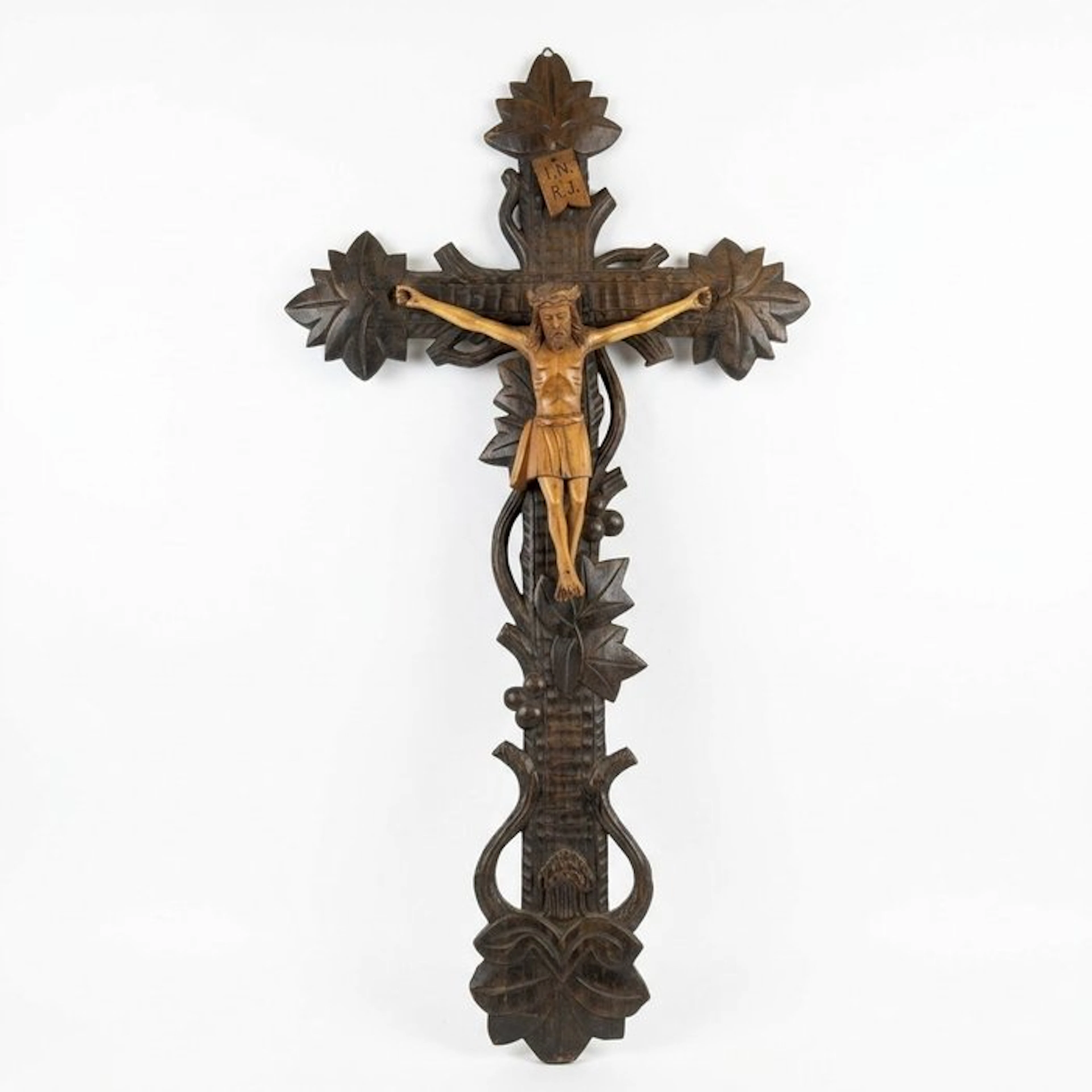 Antique Crucifix - Historicism - 66 cm - 1880-1930...
