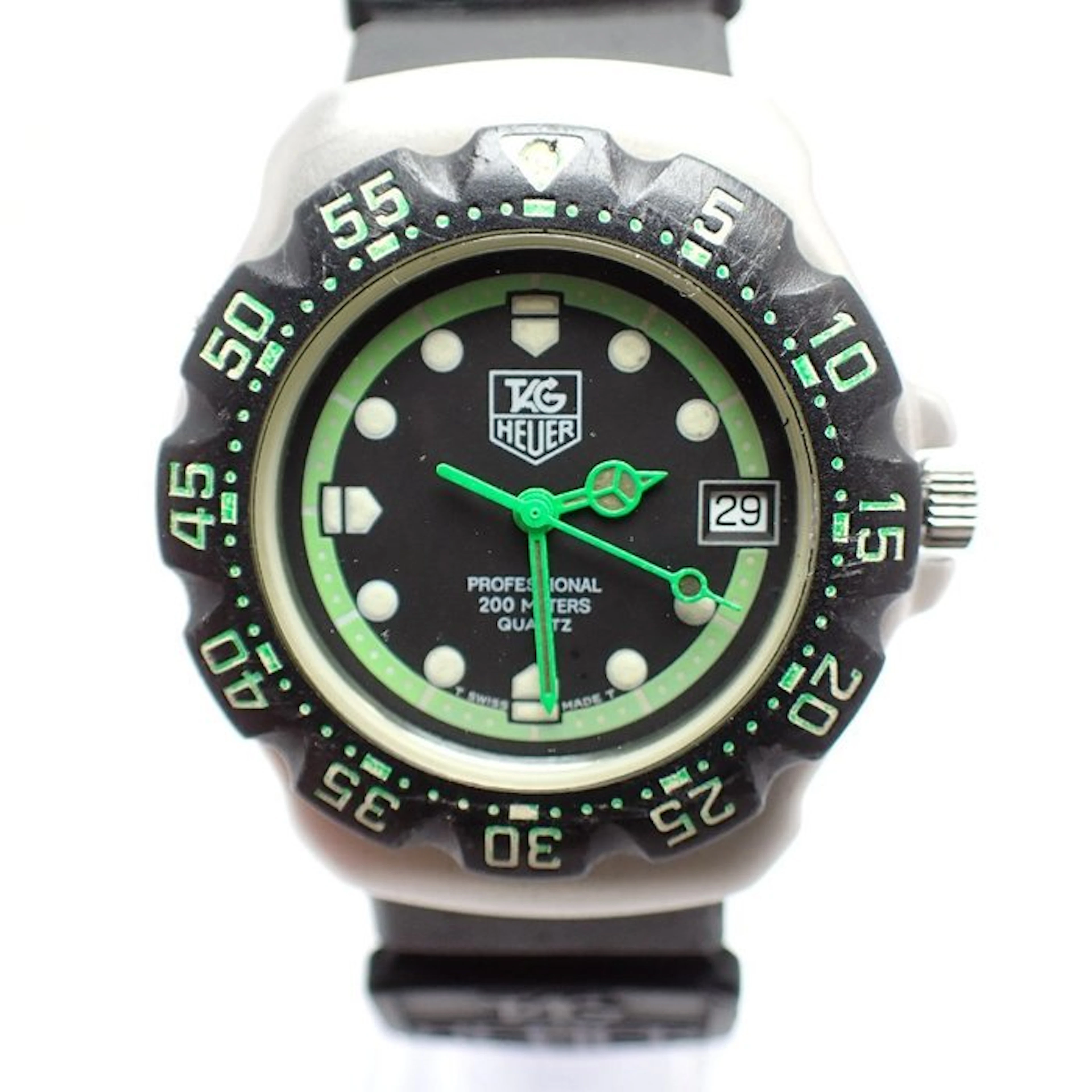 TAG Heuer - Vintage TAG Heuer Formula 1 "Green & Black"...