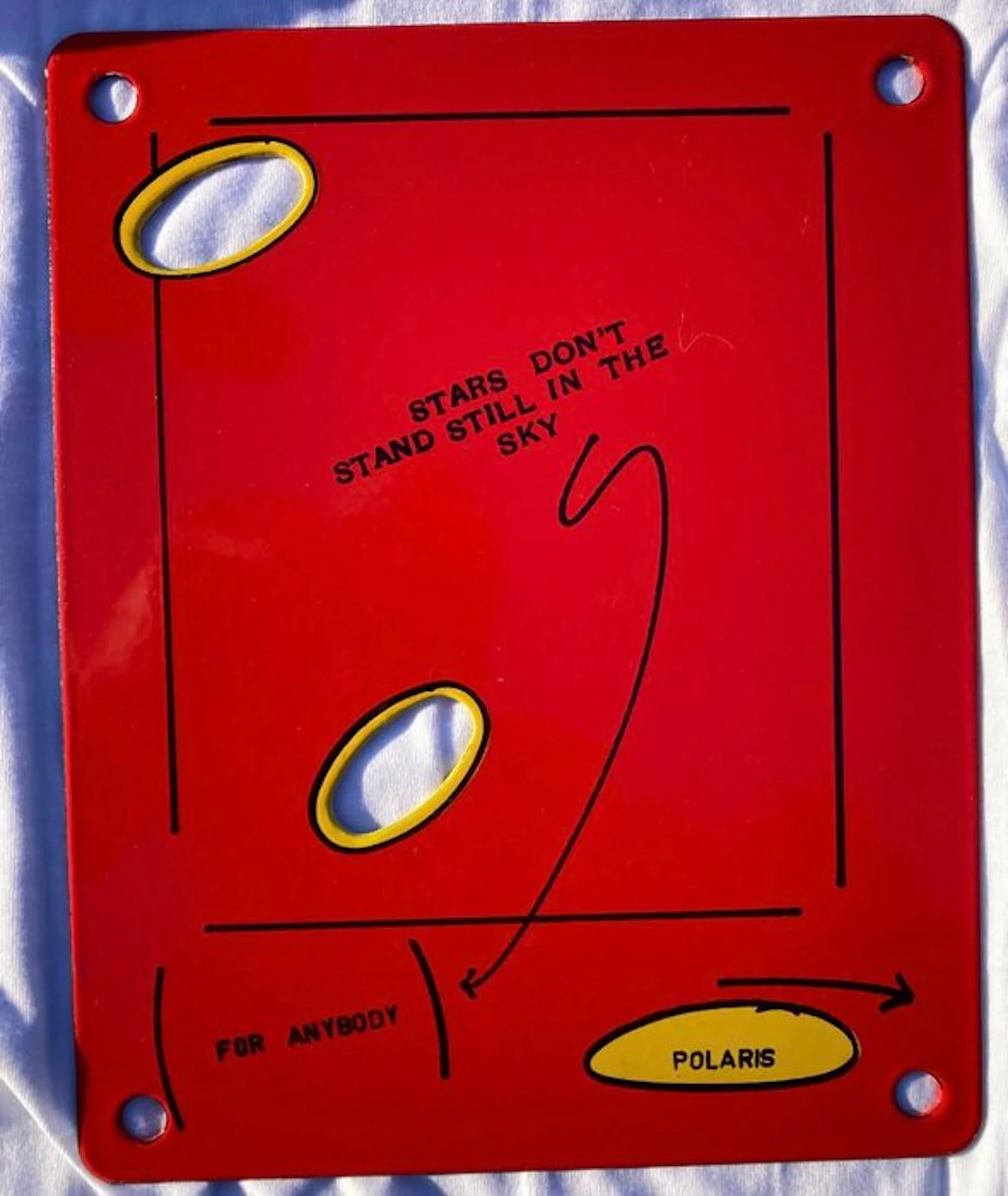 Lawrence Weiner (1942) - The Stars Don't Stand Still In...