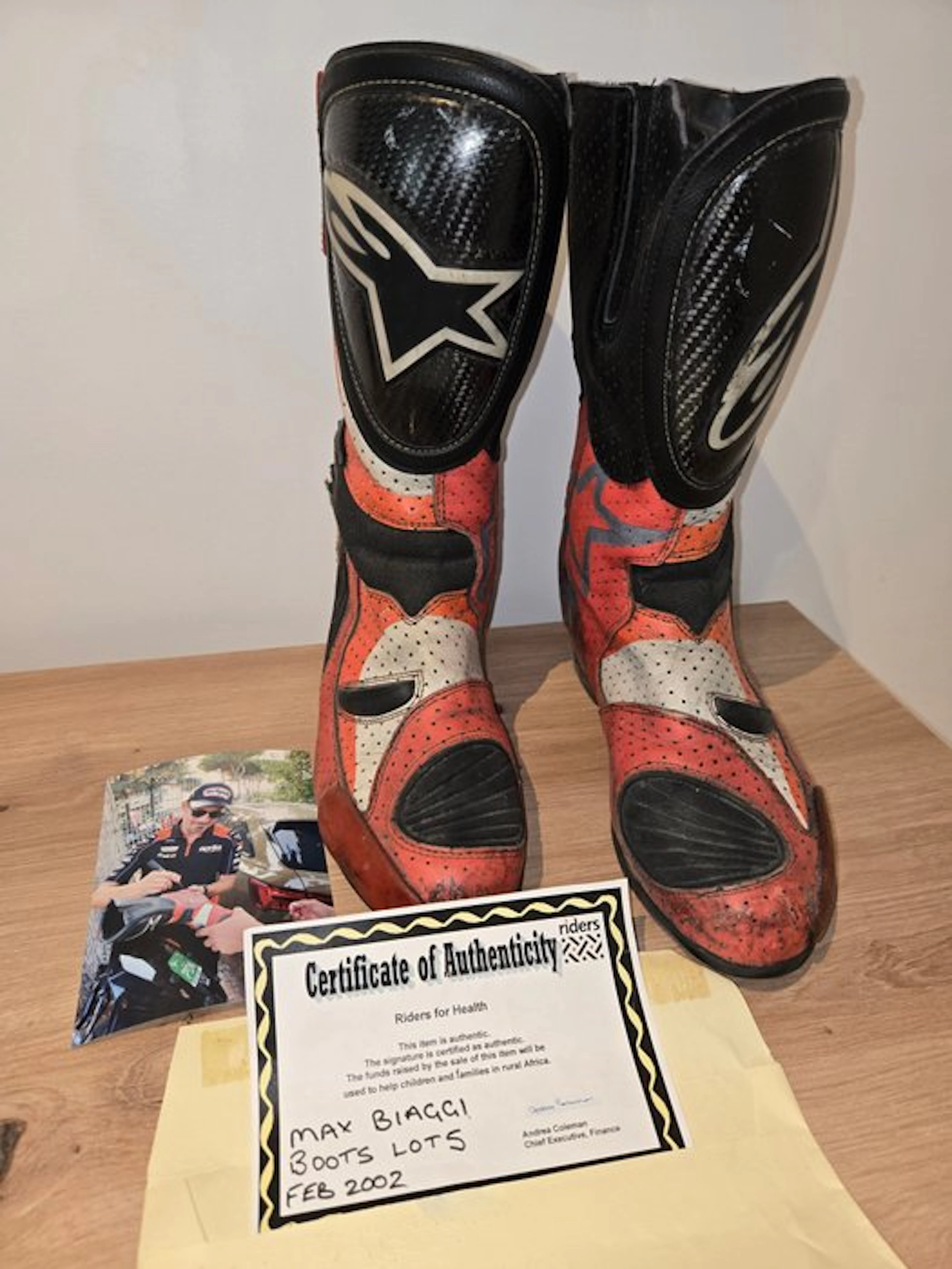 Boots - Alpinestars - Max Biaggi - 2002