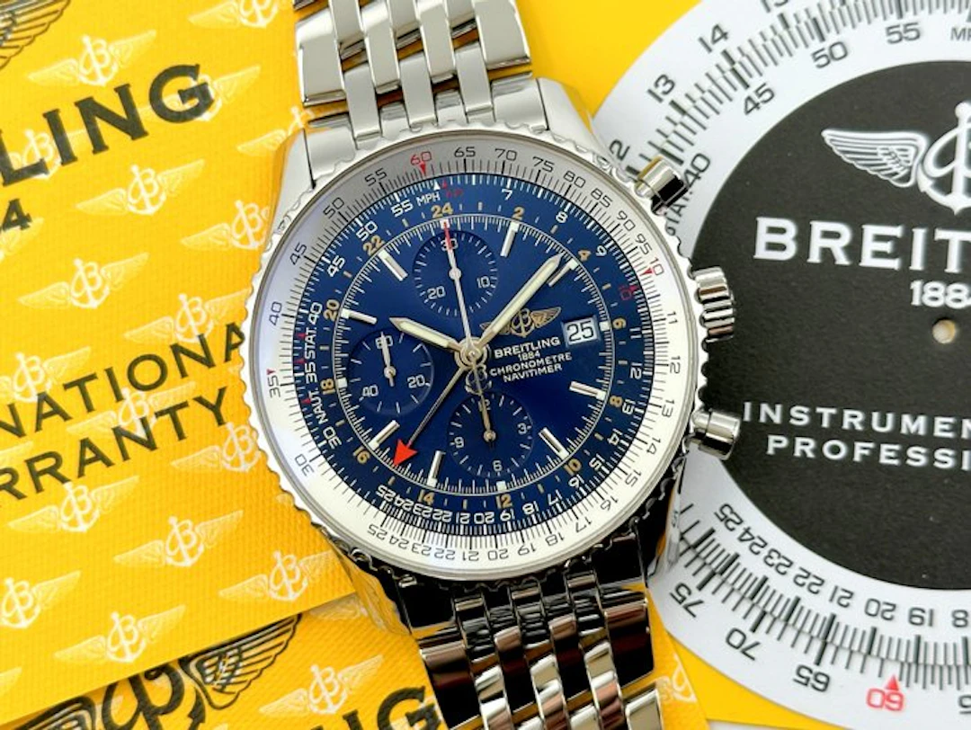 Breitling - Navitimer World 46 GMT Chronograph - A24322 - Men - 2006