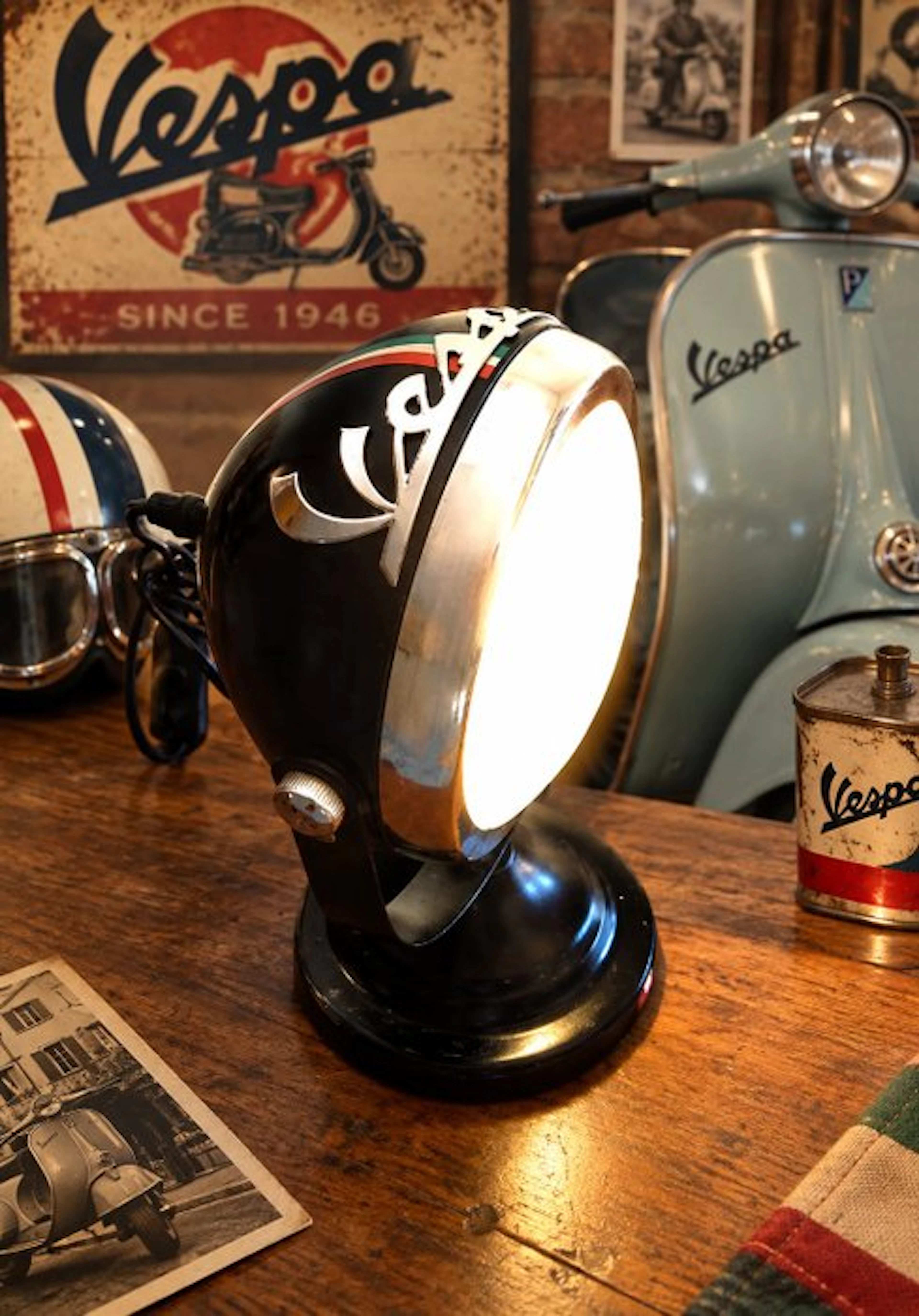Lamp - Metal, Glass, Plastic
