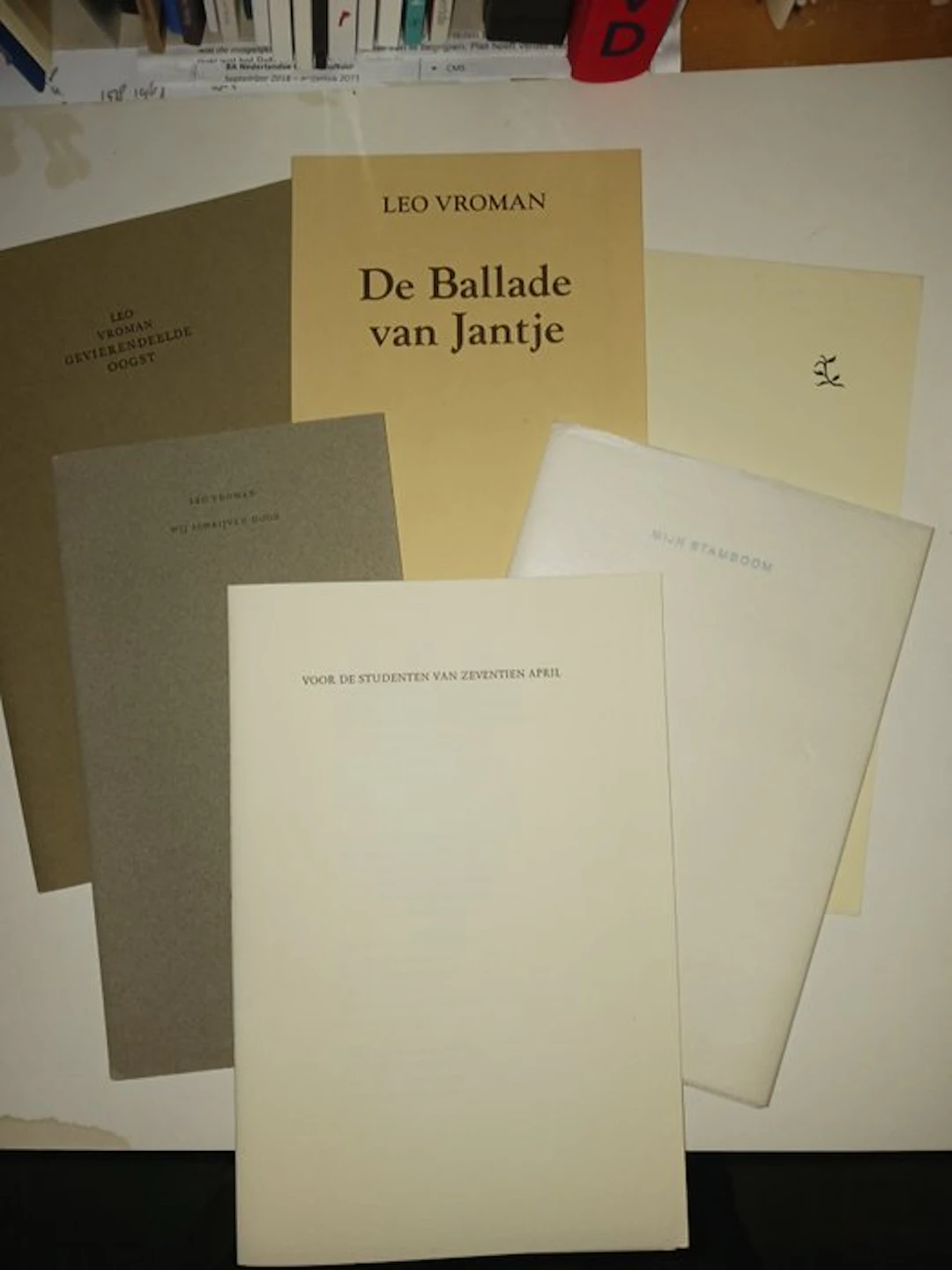 Leo Vroman - De Ballade van Jantje en 5 andere titels van Leo Vroman