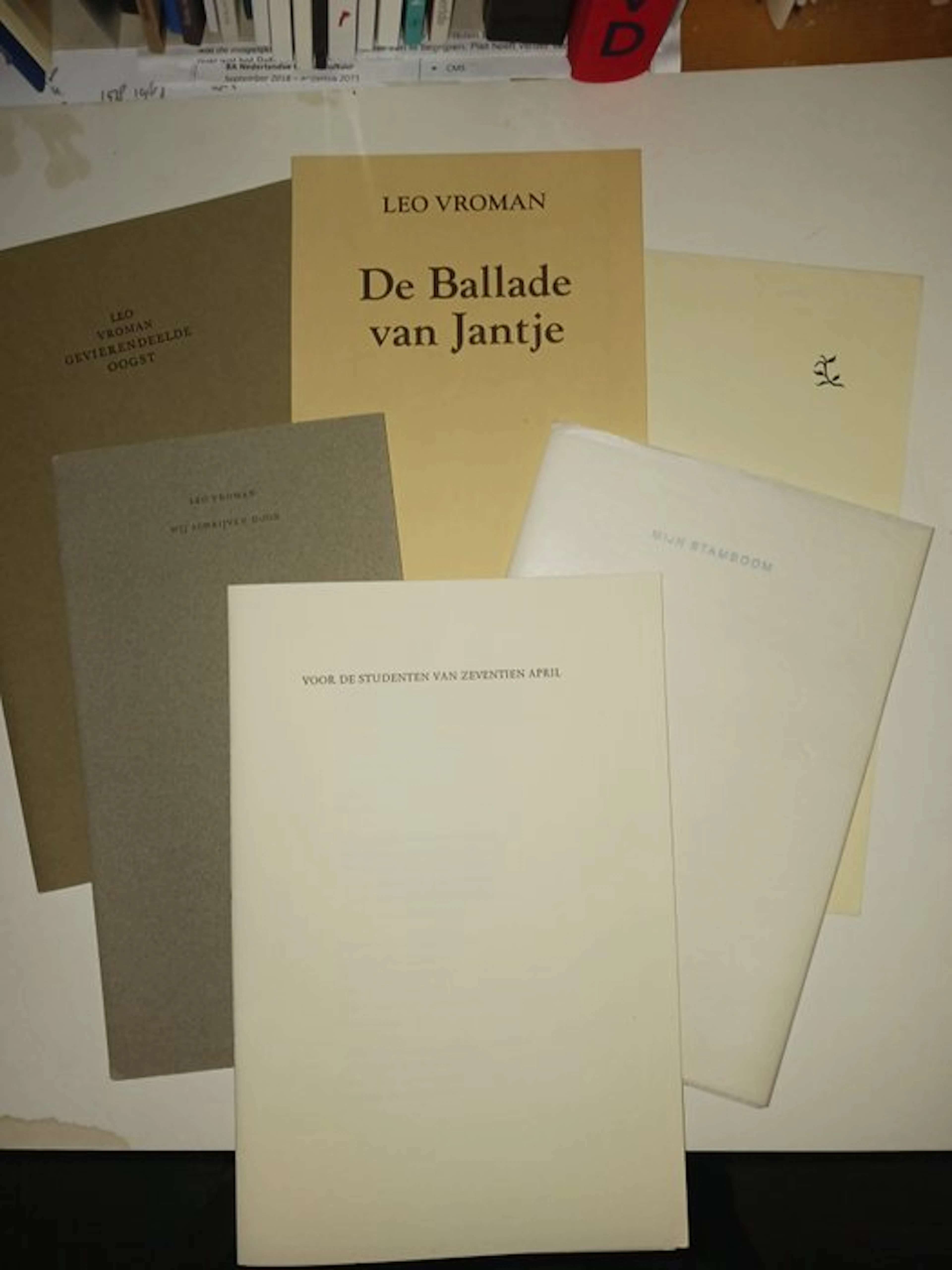 Leo Vroman - De Ballade van Jantje en 5 andere titels van Leo Vroman