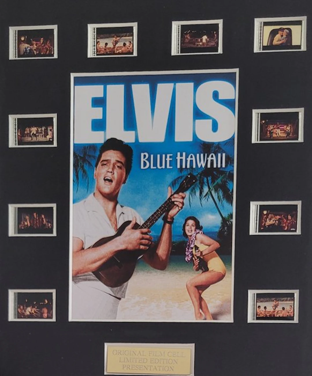 Elvis Presley - Blue Hawaii - Framed Film Cell Display with COA