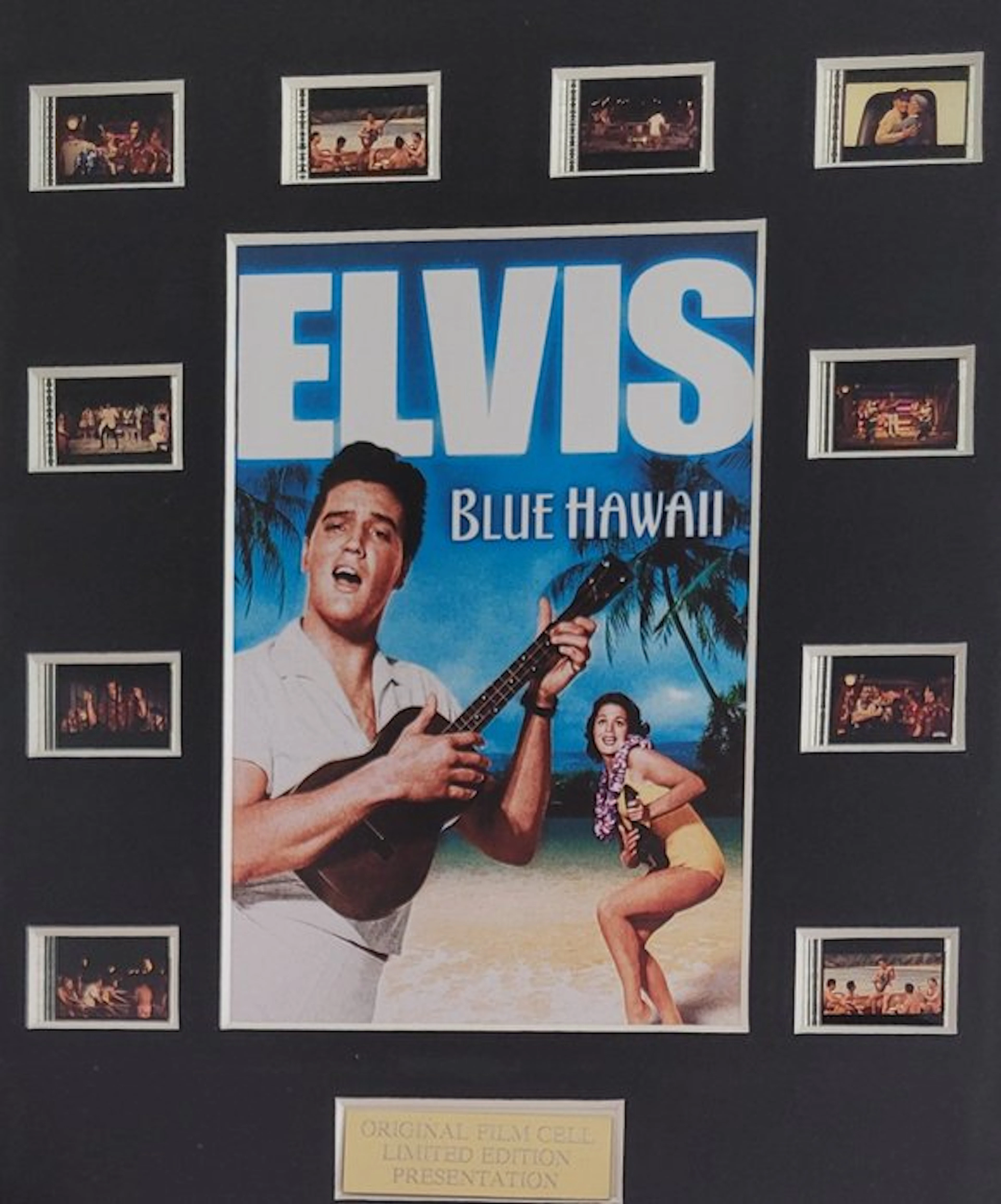 Elvis Presley - Blue Hawaii - Framed Film Cell Display with COA