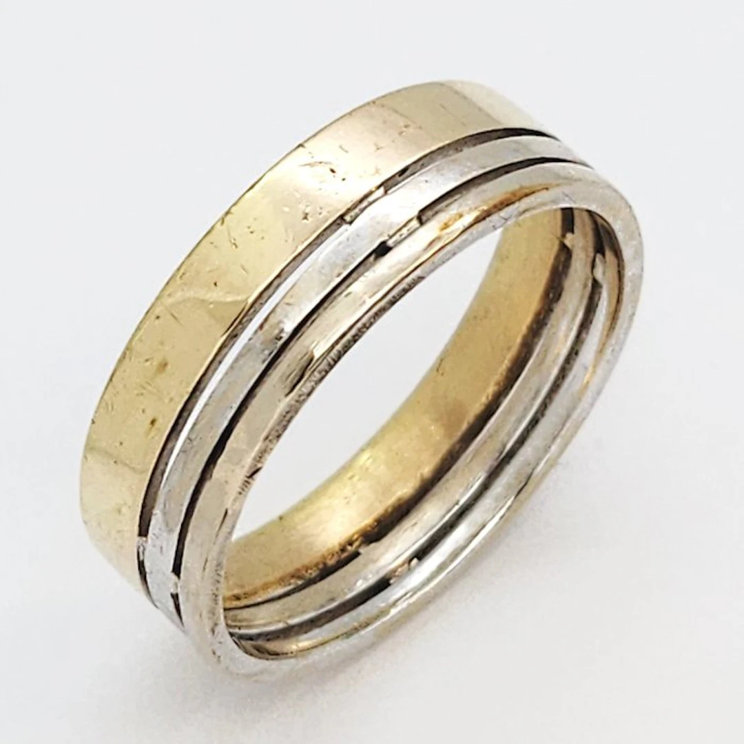 Ring - 18 kt. White gold, Yellow gold
