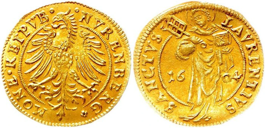 Deutschland Nürnberg, Stadt. Goldgulden 1604