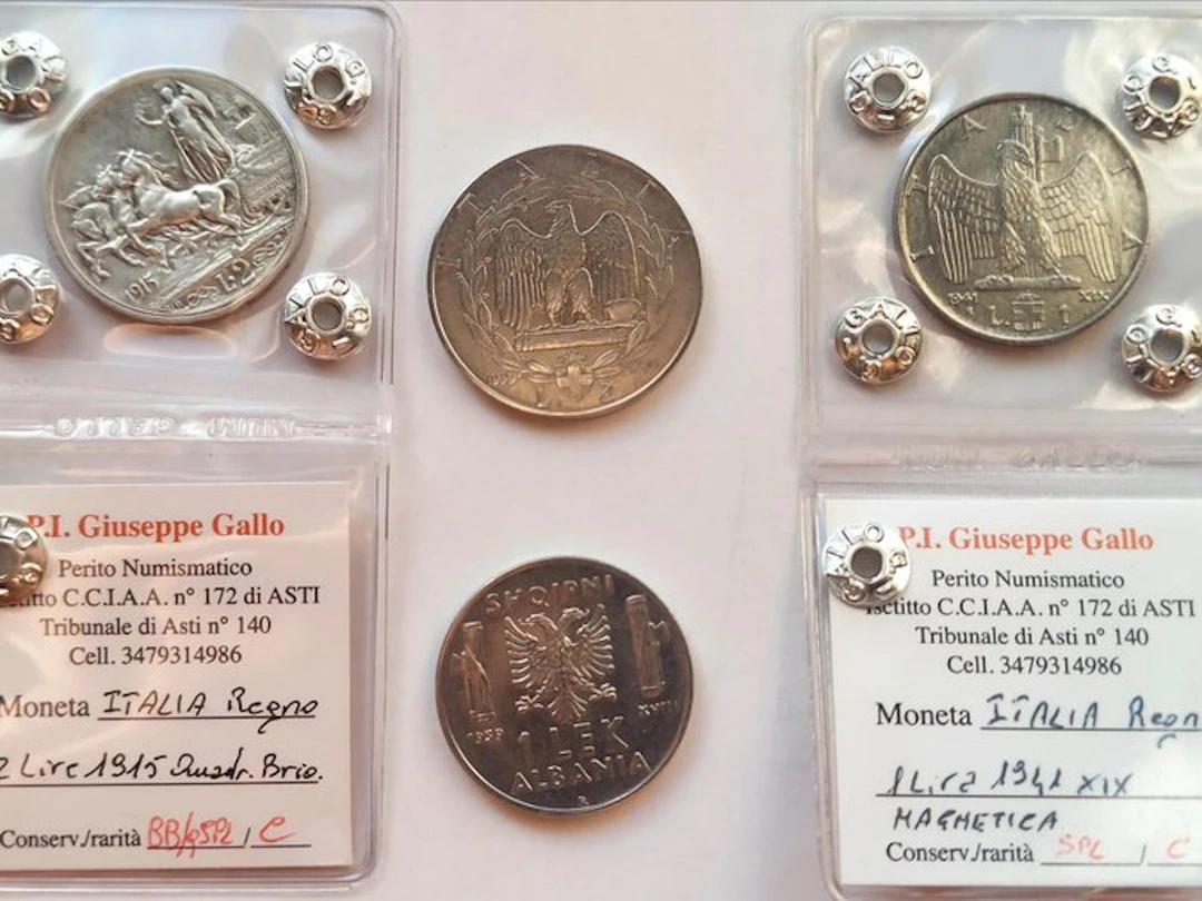 . Italy - Kingdom of Italy Lotto 4 monete con Argento (No reserve price)