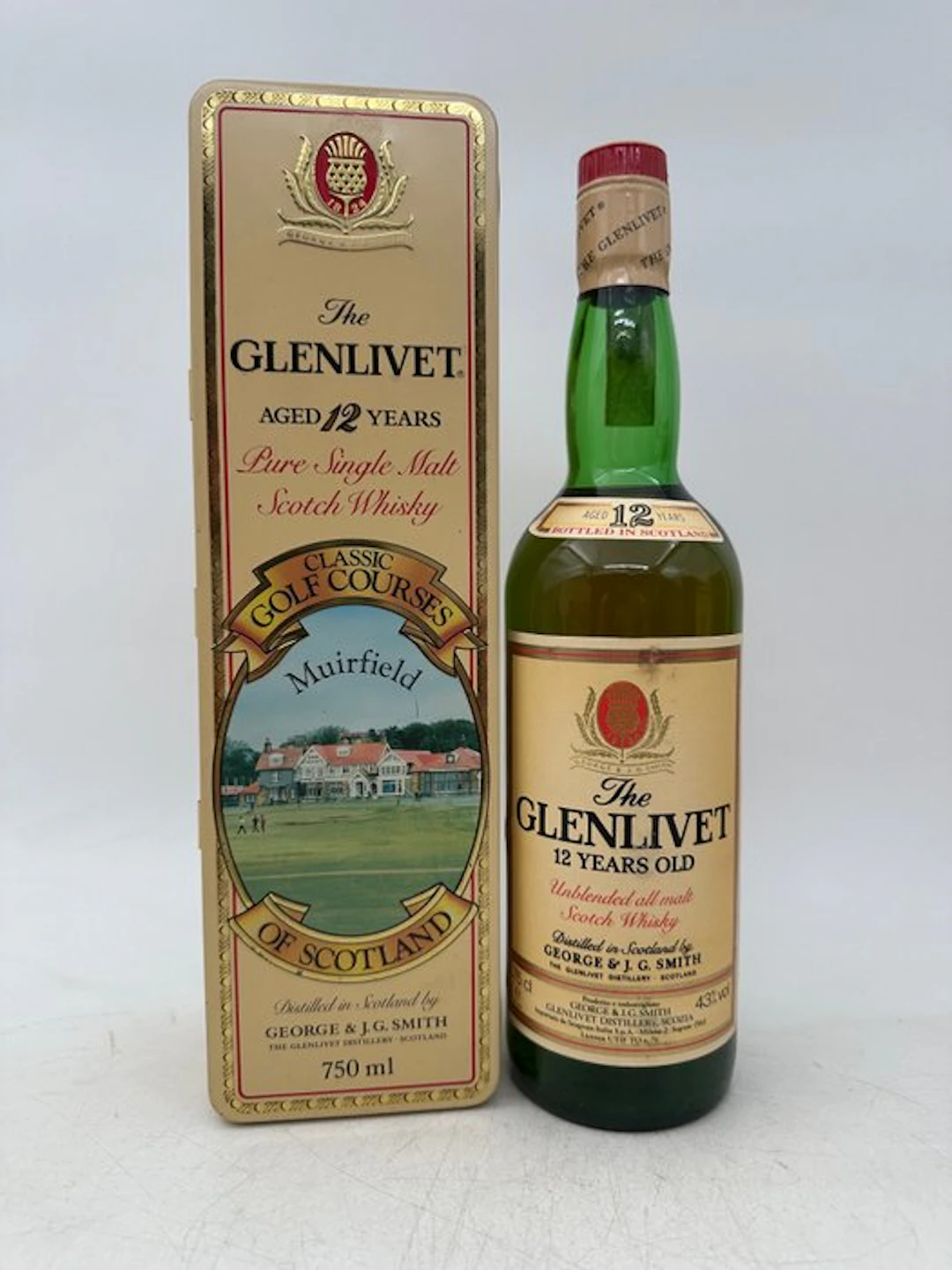 The Glenlivet 12 years old Classic Golf Courses - Muirfield - b. 1980s - 75cl