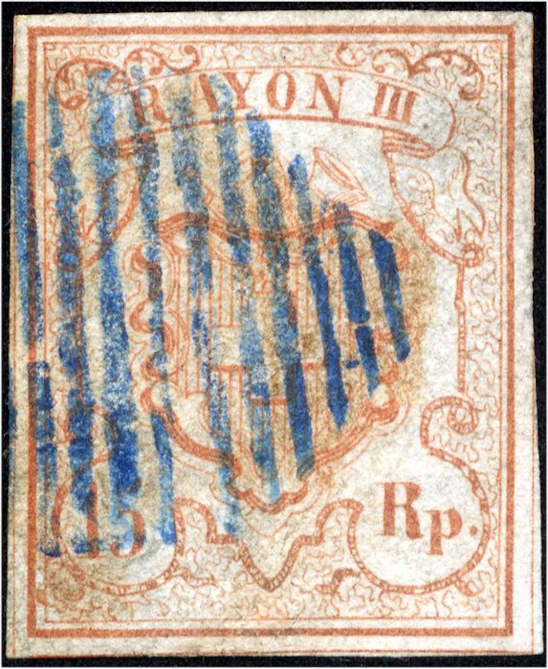 Switzerland 1852 - Rayon III