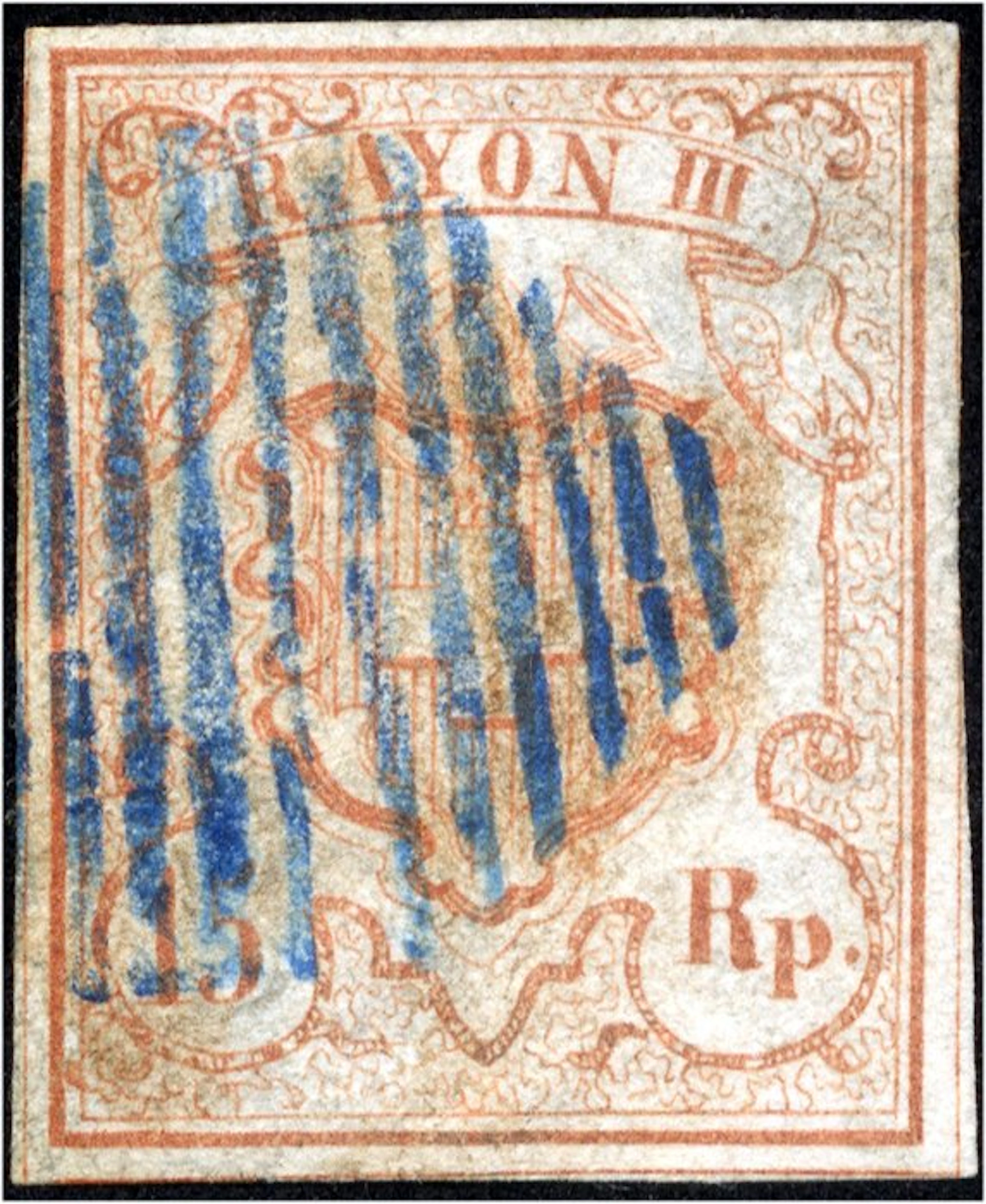 Switzerland 1852 - Rayon III