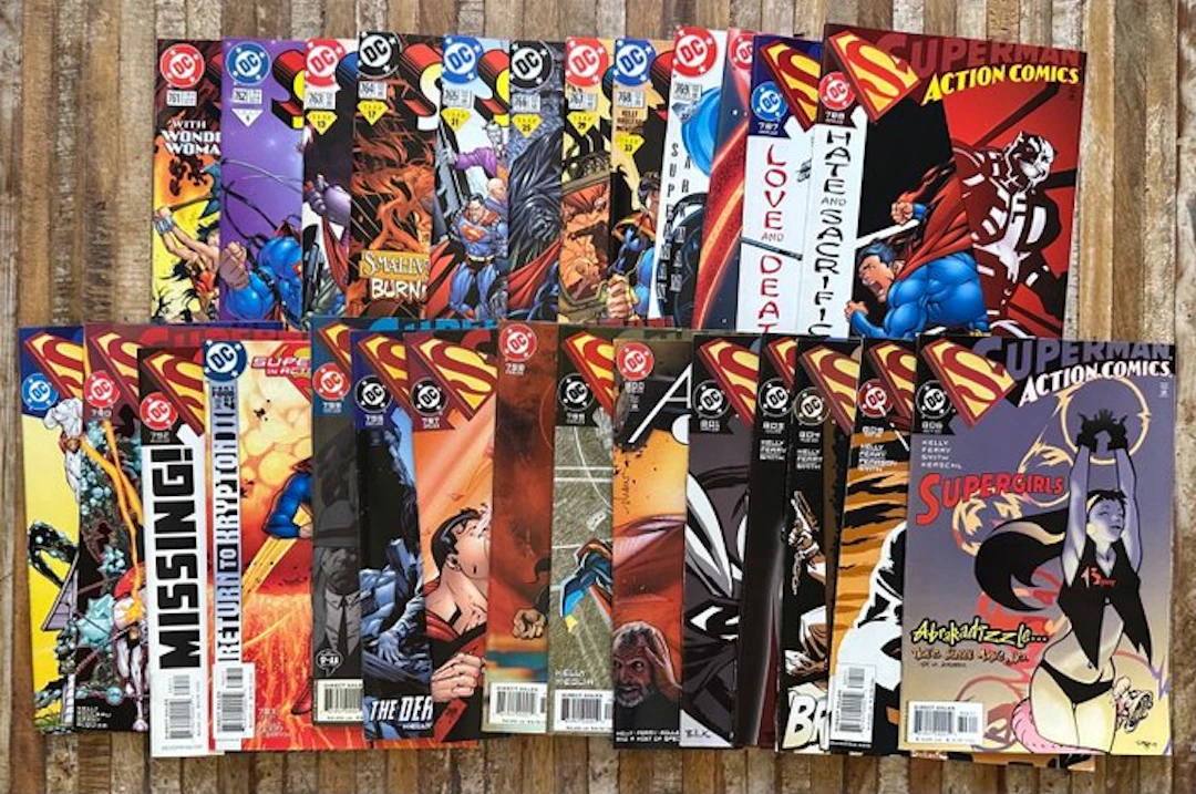Action Comics #761 à #806 - NO RESERVE - 27 Comic...