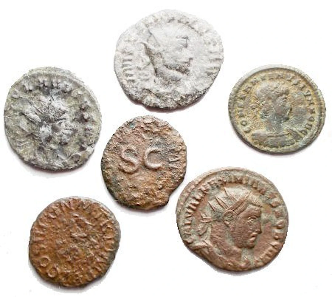 Roman Empire Various denominations Lot 6 pieces - II-IV...