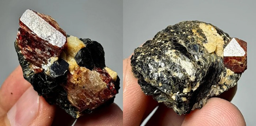 Zircon Crystals on matrix- 34.34 g - (2)