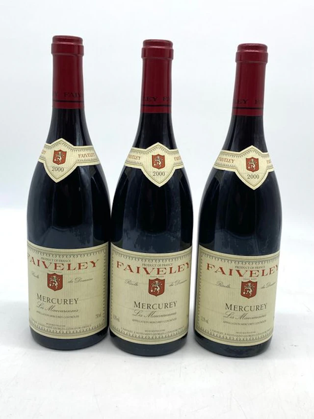 2000 Faiveley "Les Mauvarennes" - Mercurey - 3 Bottles (0.75L)