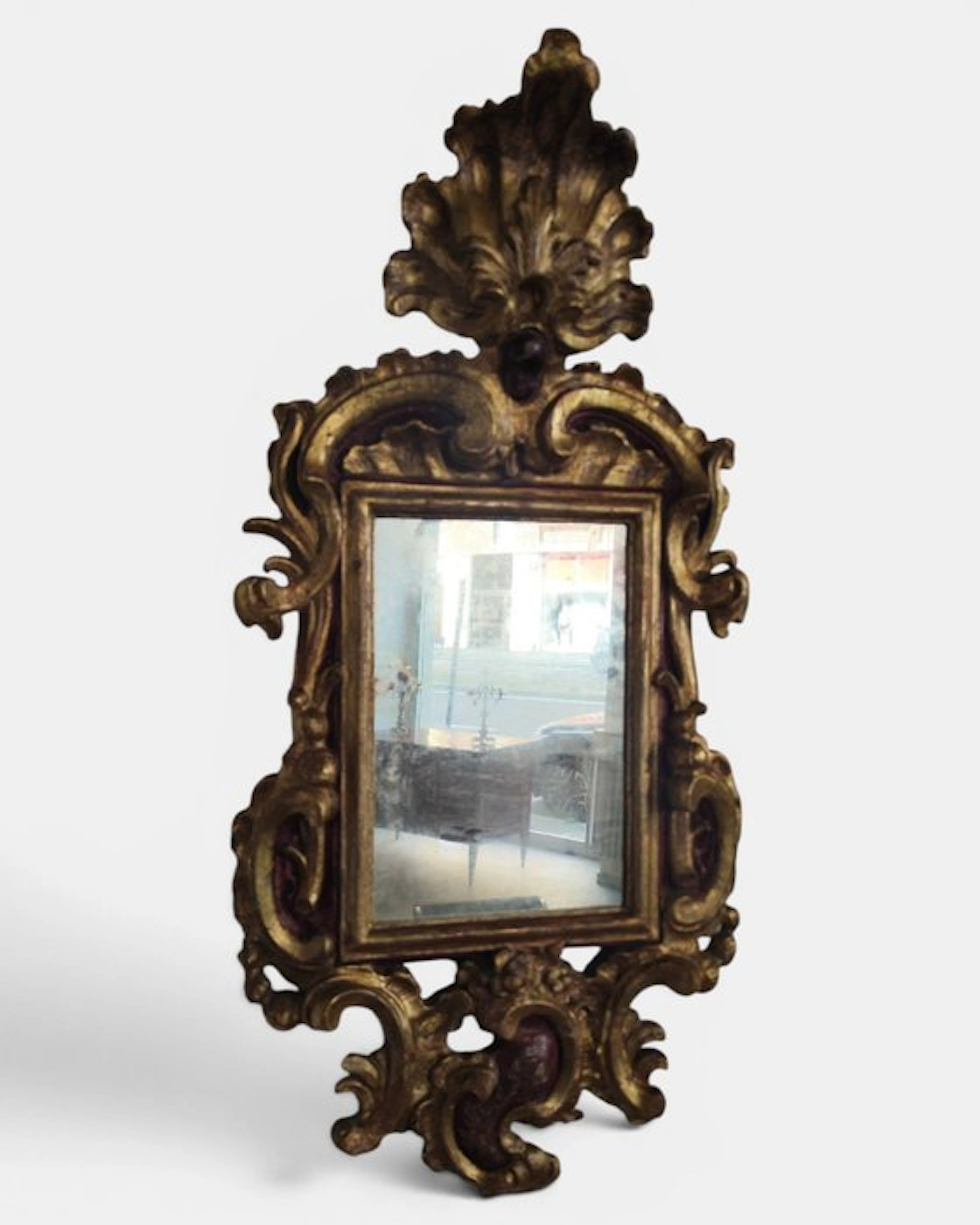 Wall mirror - Gilt wood