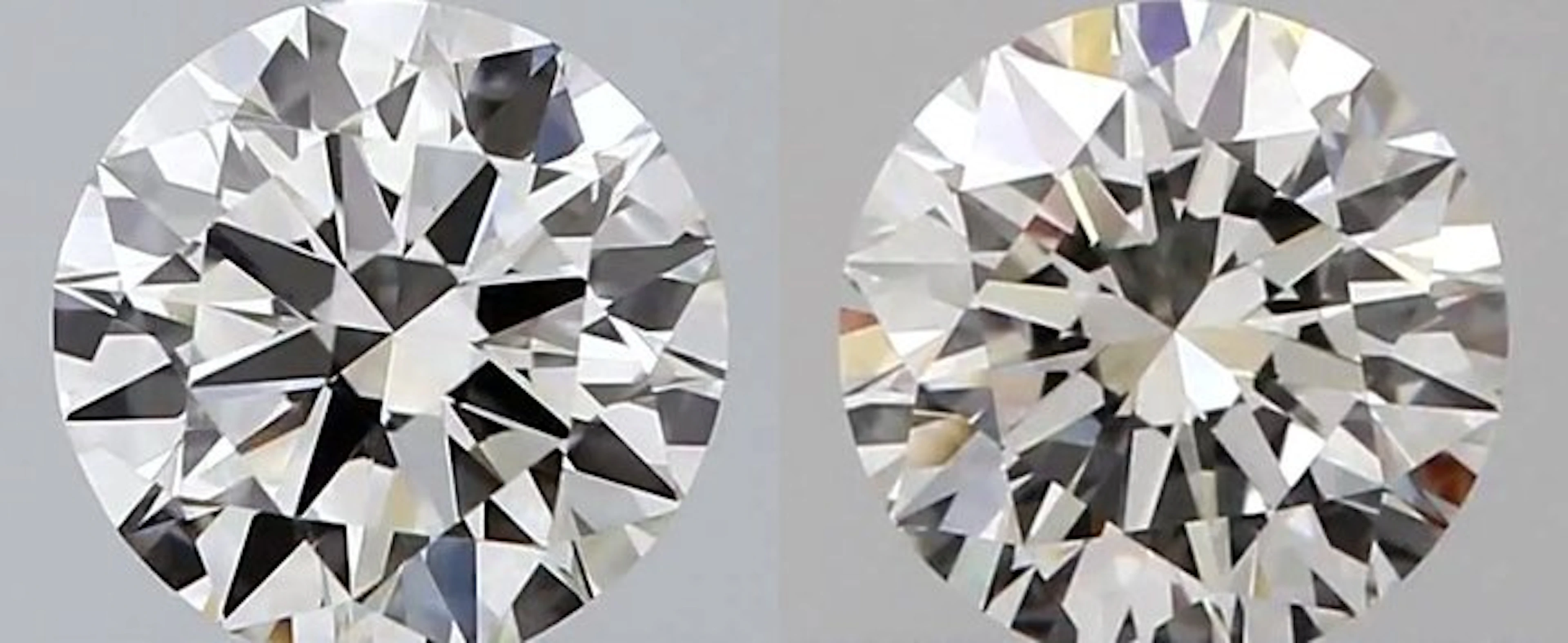 No reserve price - 2 pcs Diamond (Natural) - 1.00 ct...