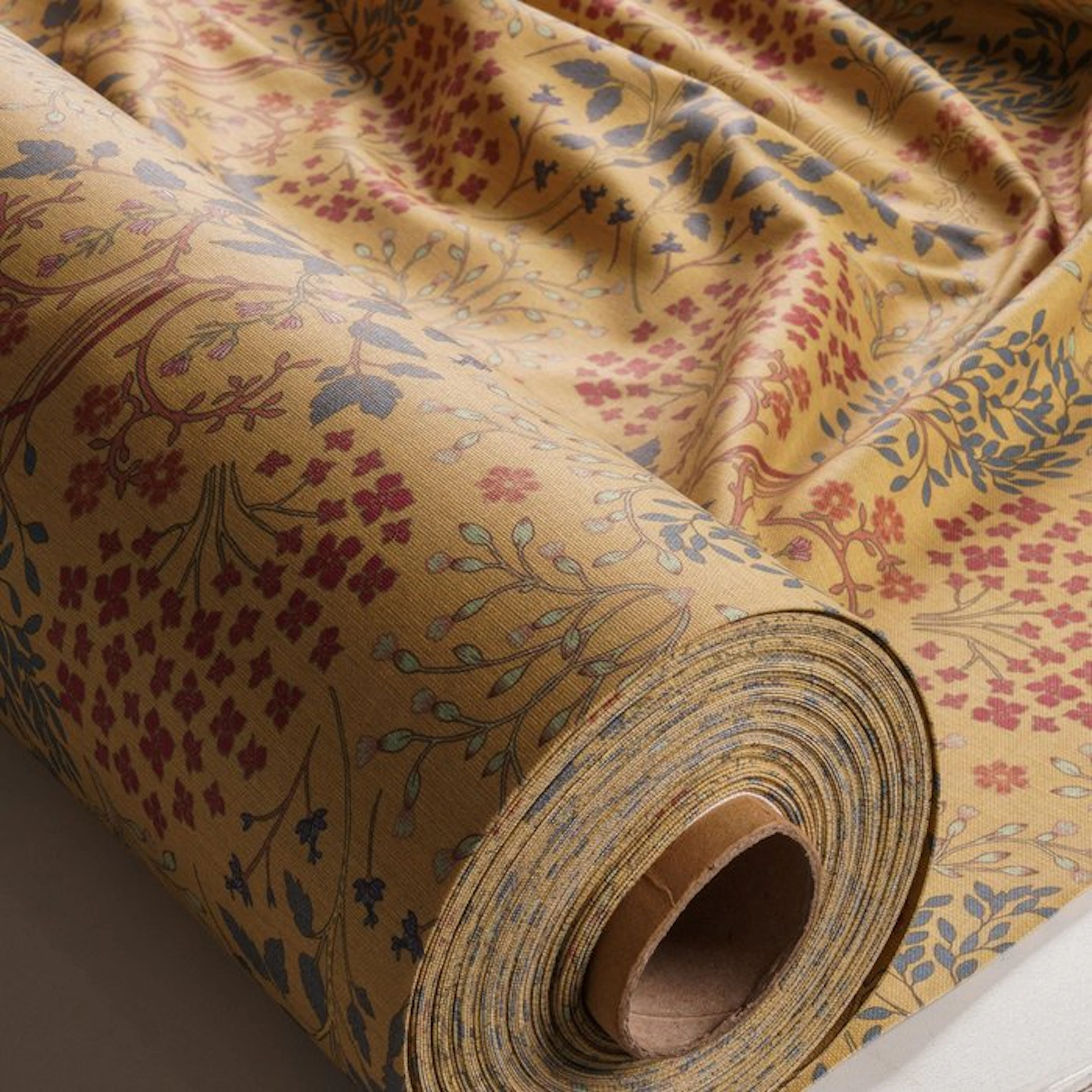 Cotton upholstery fabric GCFabrics – Botanical floral...
