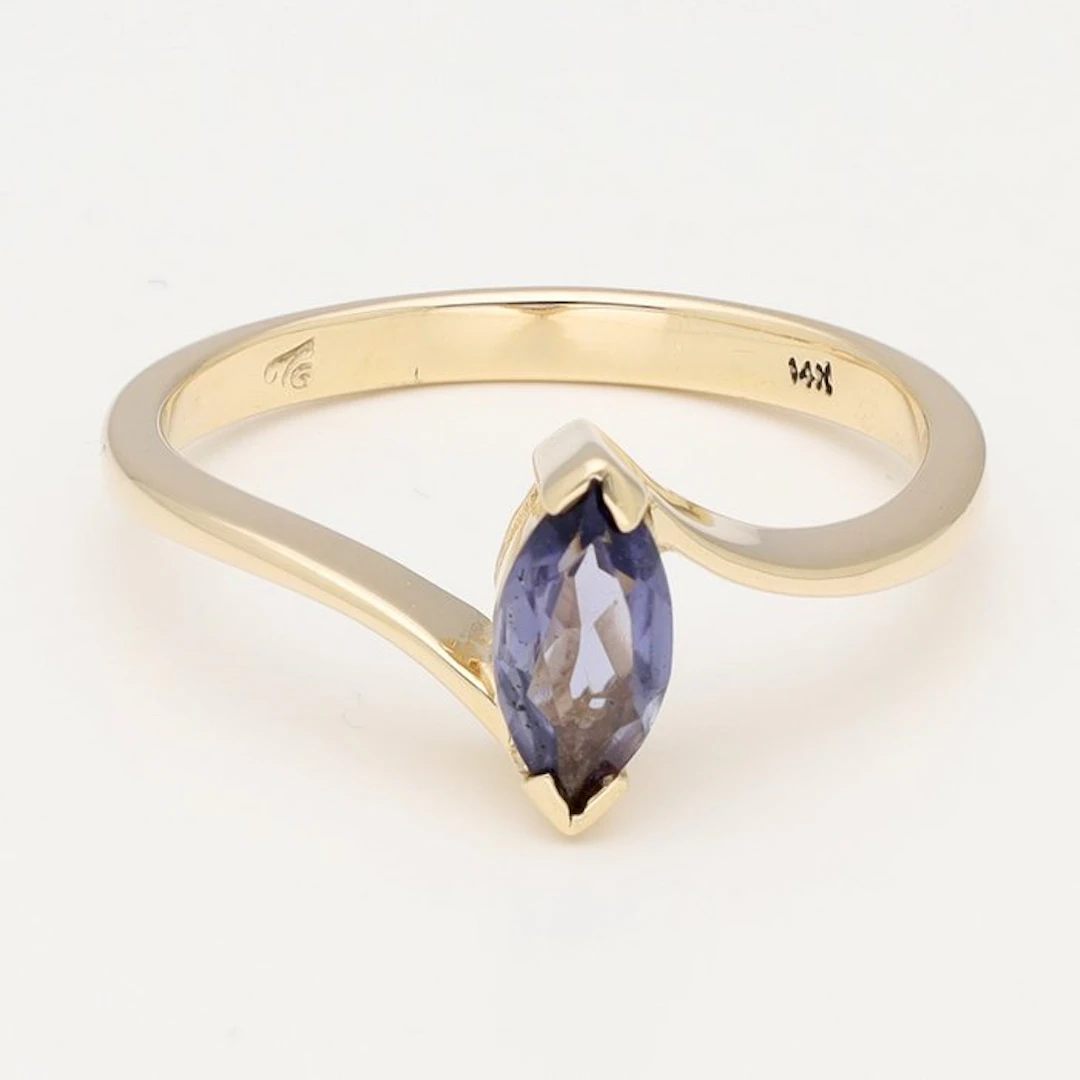 Ring - 14 kt. Yellow gold - Amethyst