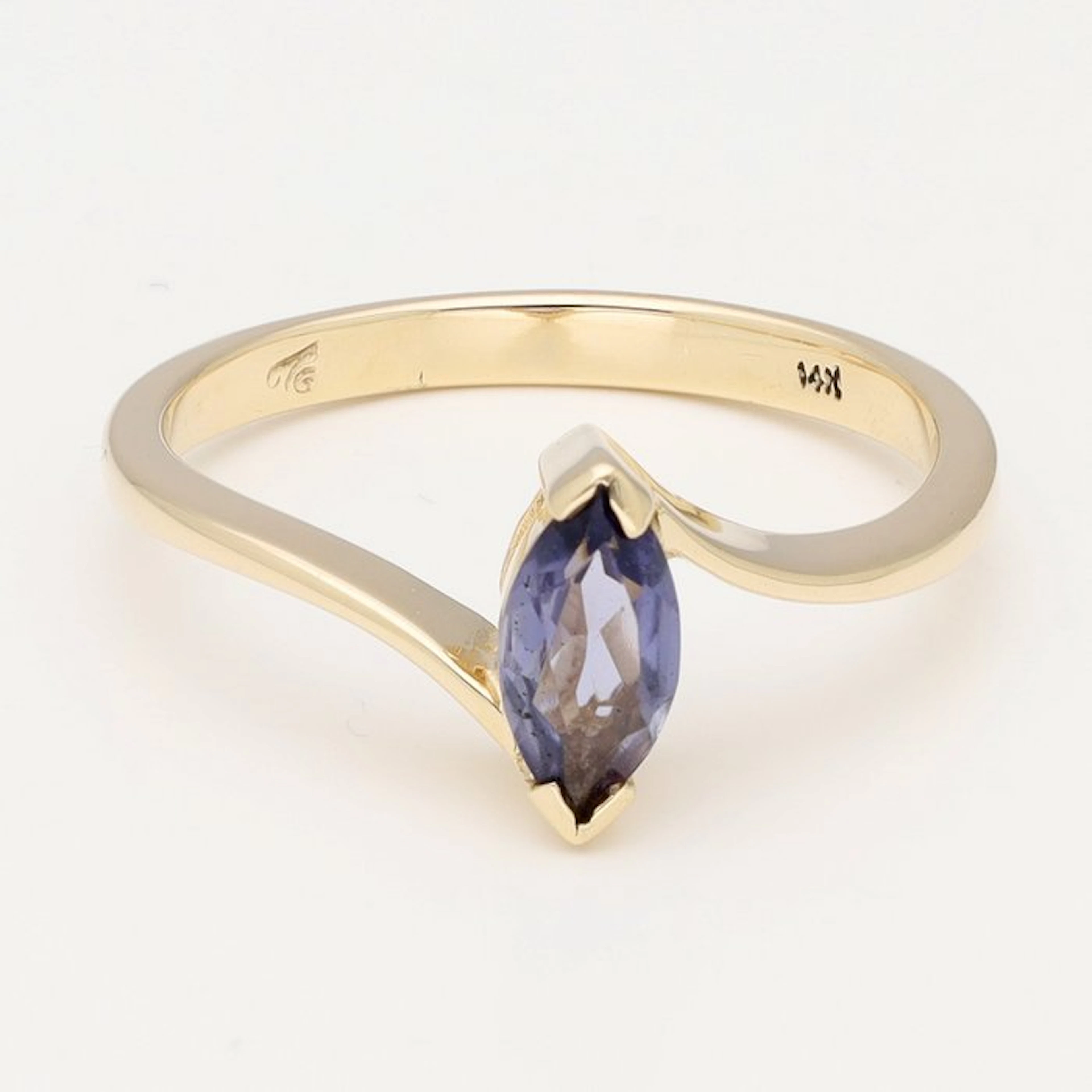 Ring - 14 kt. Yellow gold - Amethyst