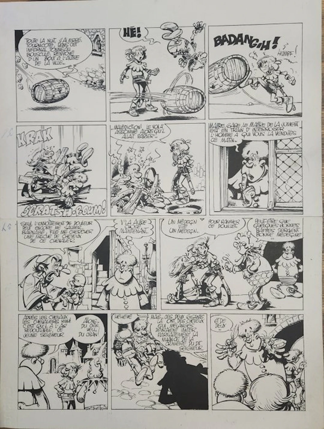 Franz - 1 Original page - Korrigan - 1972