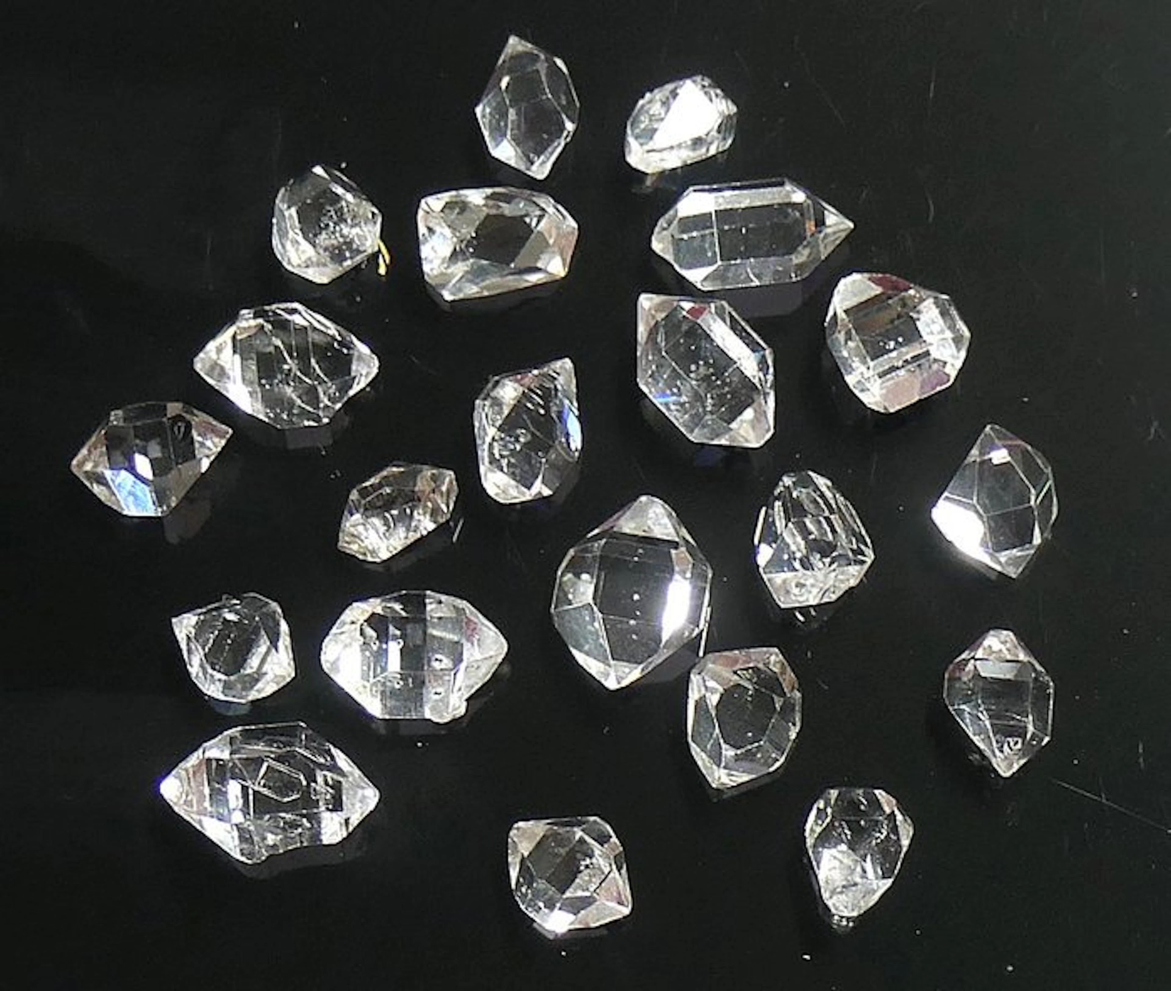 Double-terminated quartz, Herkimer Diamond type Crystals- 5.1 g - (21)