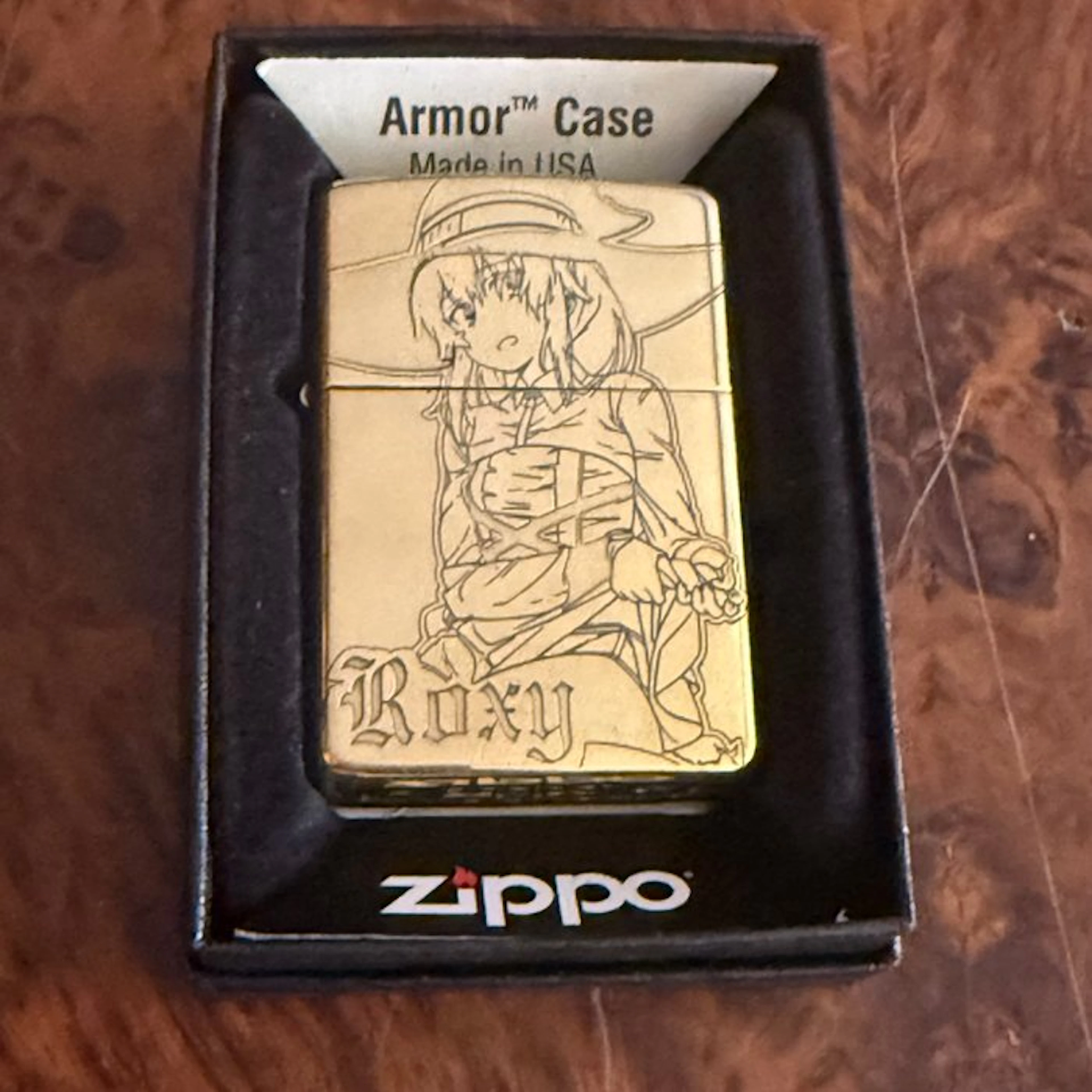 Zippo - Roxy Migurdia (Mushoku Tensei) – Doble cara - Lighter - Brass
