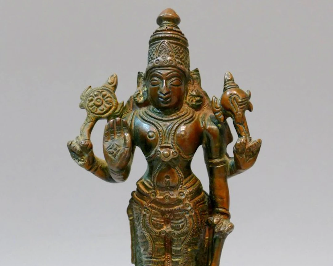 Lord Vishnu - Copper - India - 19th century