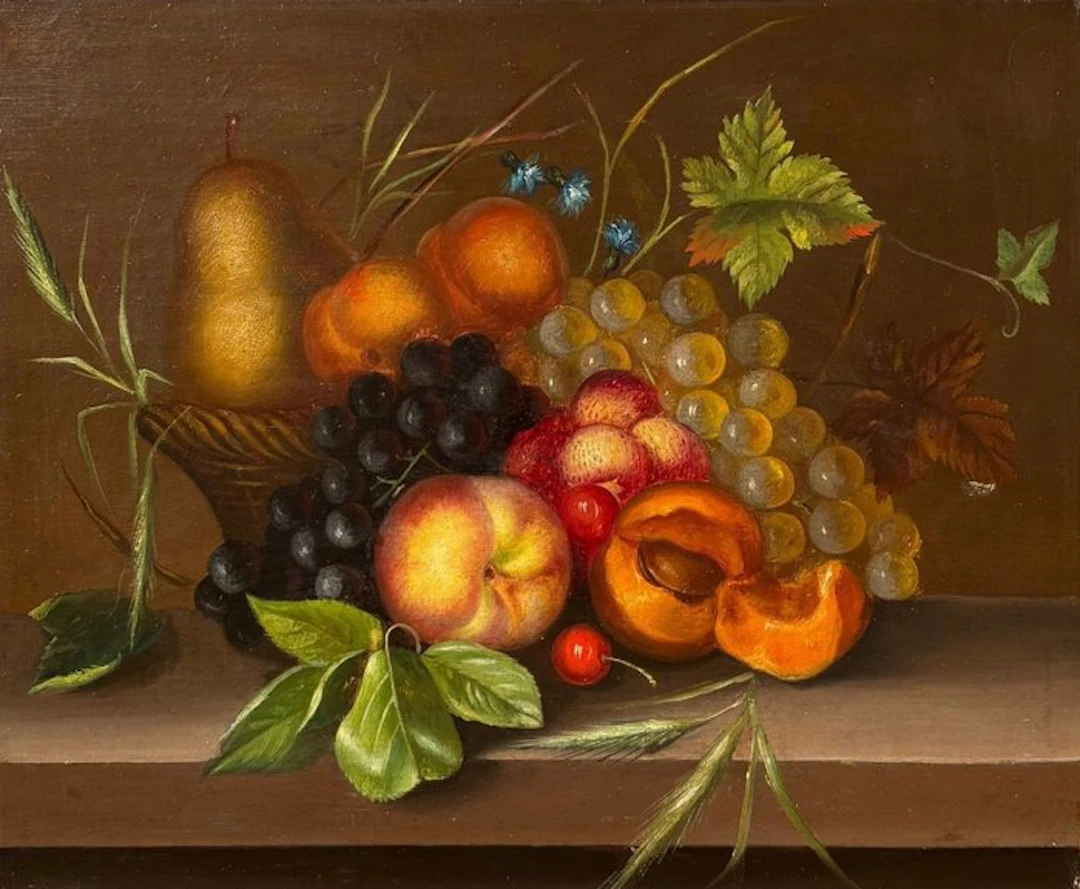 French school (XIX) - Nature morte aux fruits