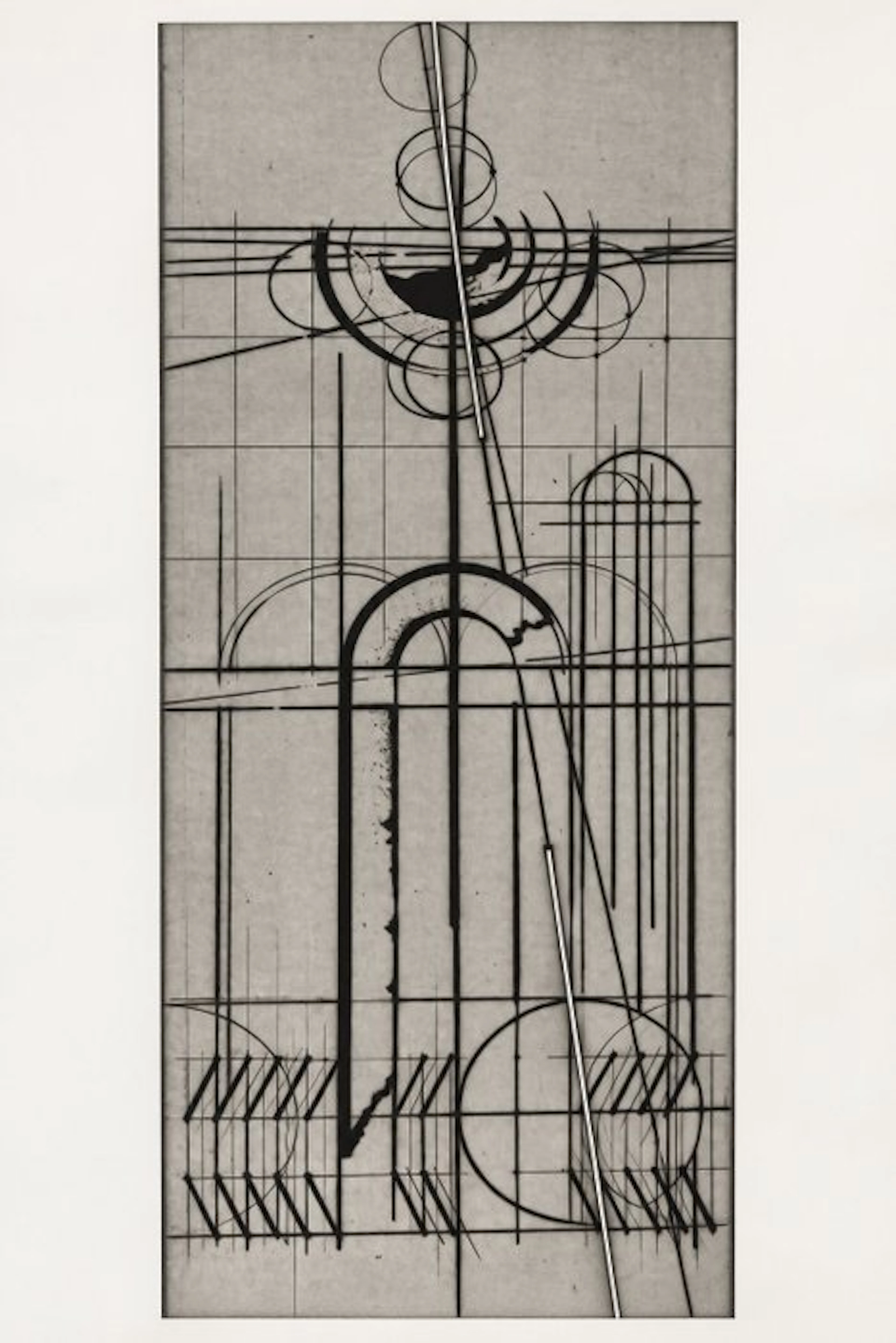 Walter Valentini (1928–2022) - Silver leaf 98x70 cm....