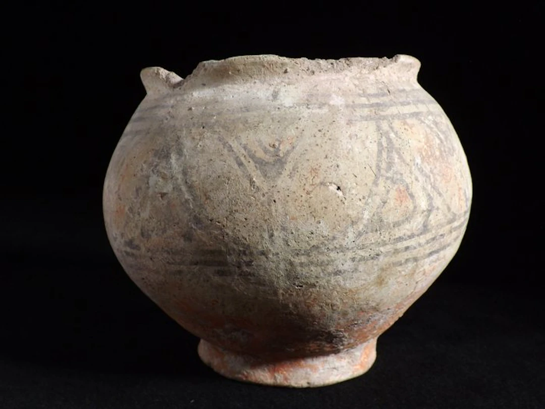 Philistine Terracotta Bichrome Ware Vessel – Iron Age I