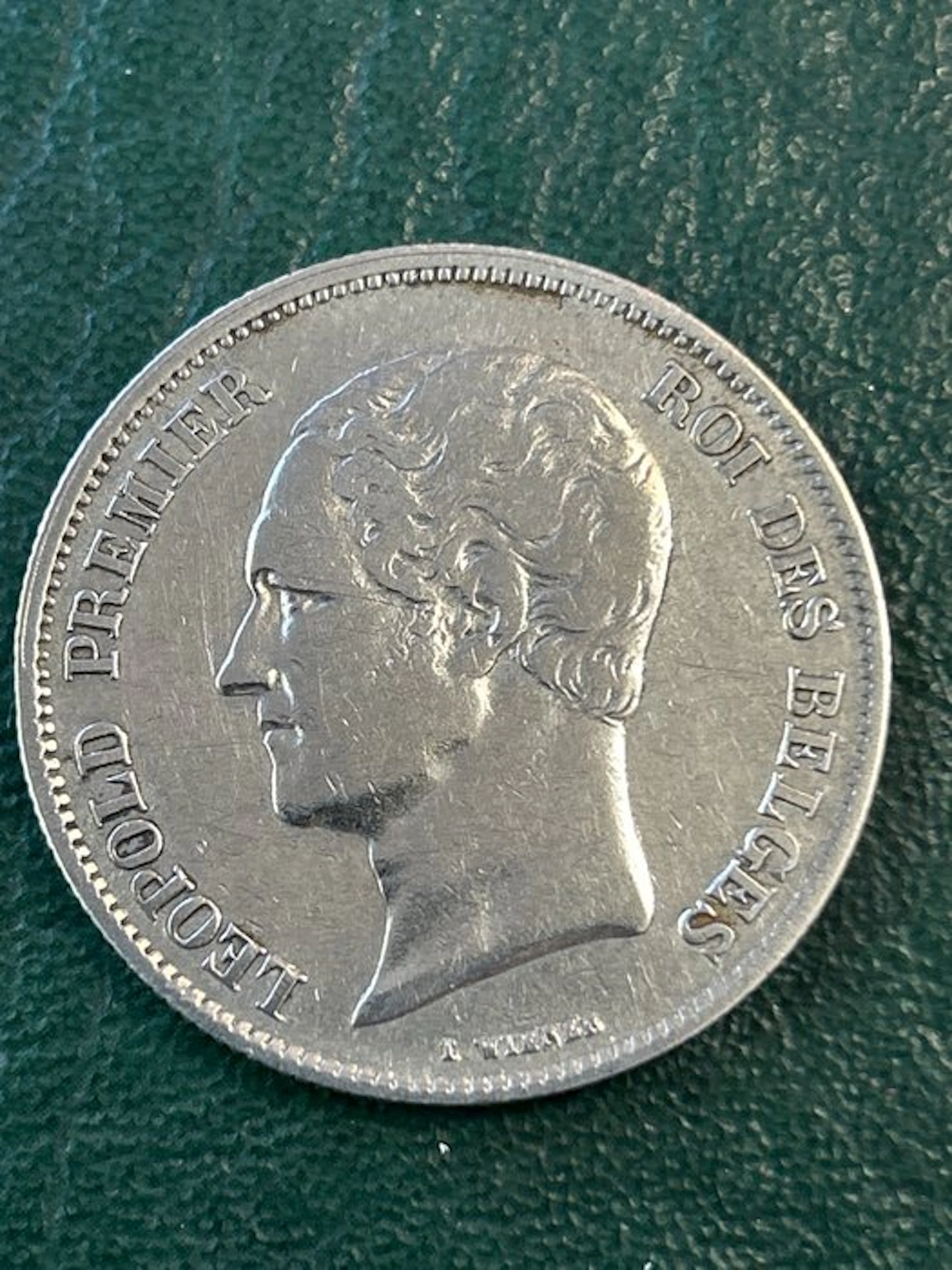 Belgium. Leopold I. 2 1/2 Francs 1849 (No reserve price)