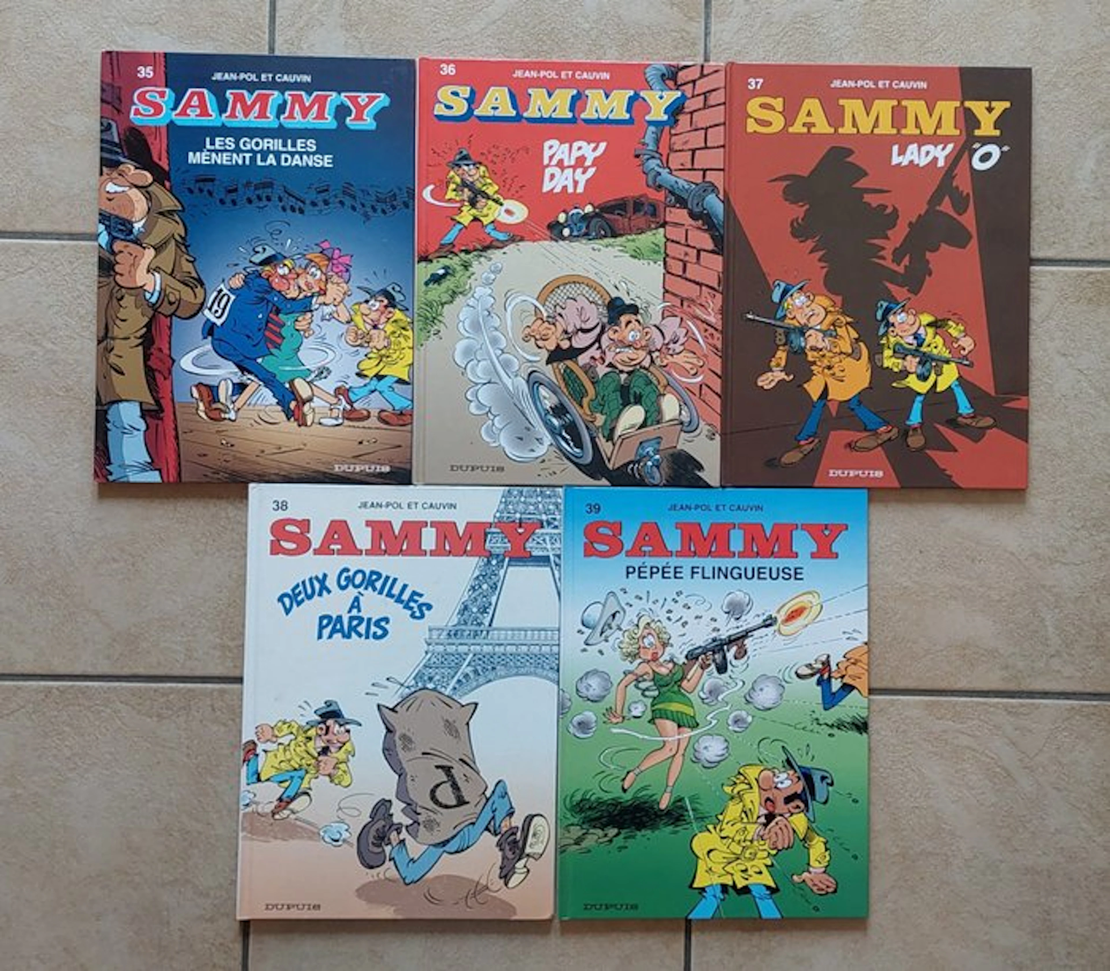 Sammy T35 à T39 - 5x C - 5 Album - First edition - 1999/2005