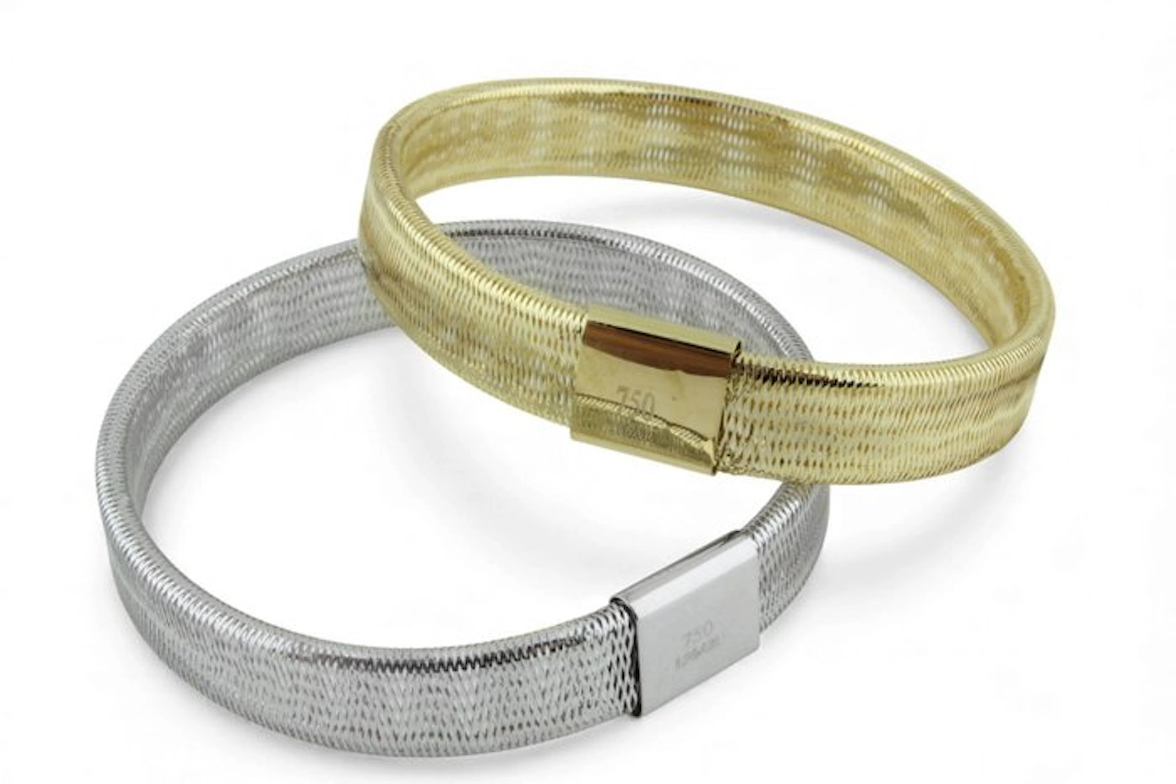 Bracelet - 18 kt. Yellow gold, White gold
