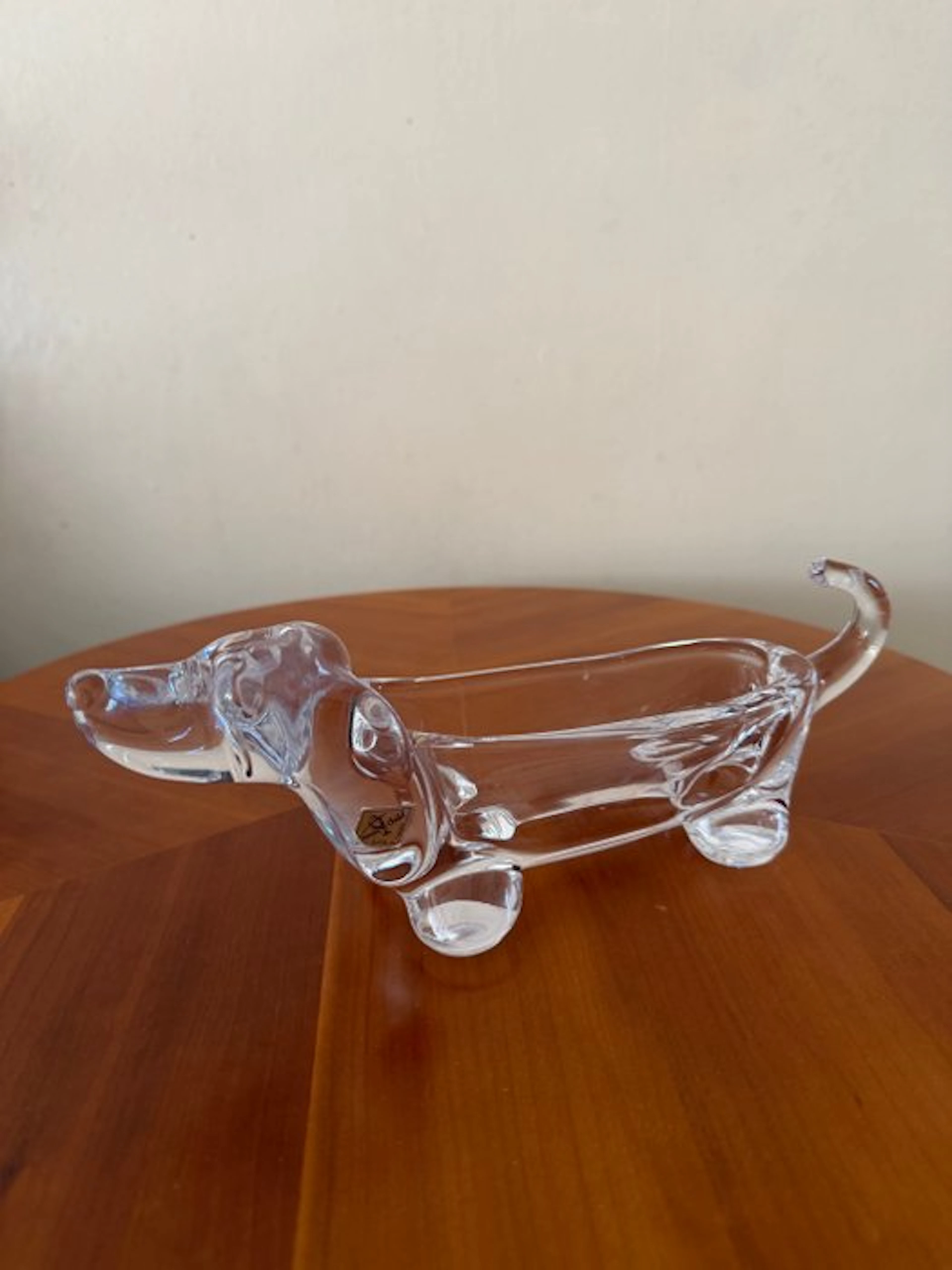 Vannes Le Chatel - Bowl - Crystal - Dachshun bowl