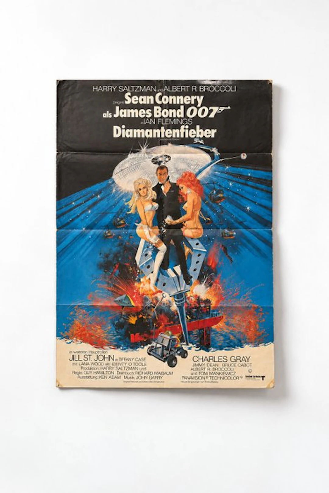 Robert McGinnis - James Bond 007 - Diamantenfieber - Sean Connery - 1970s
