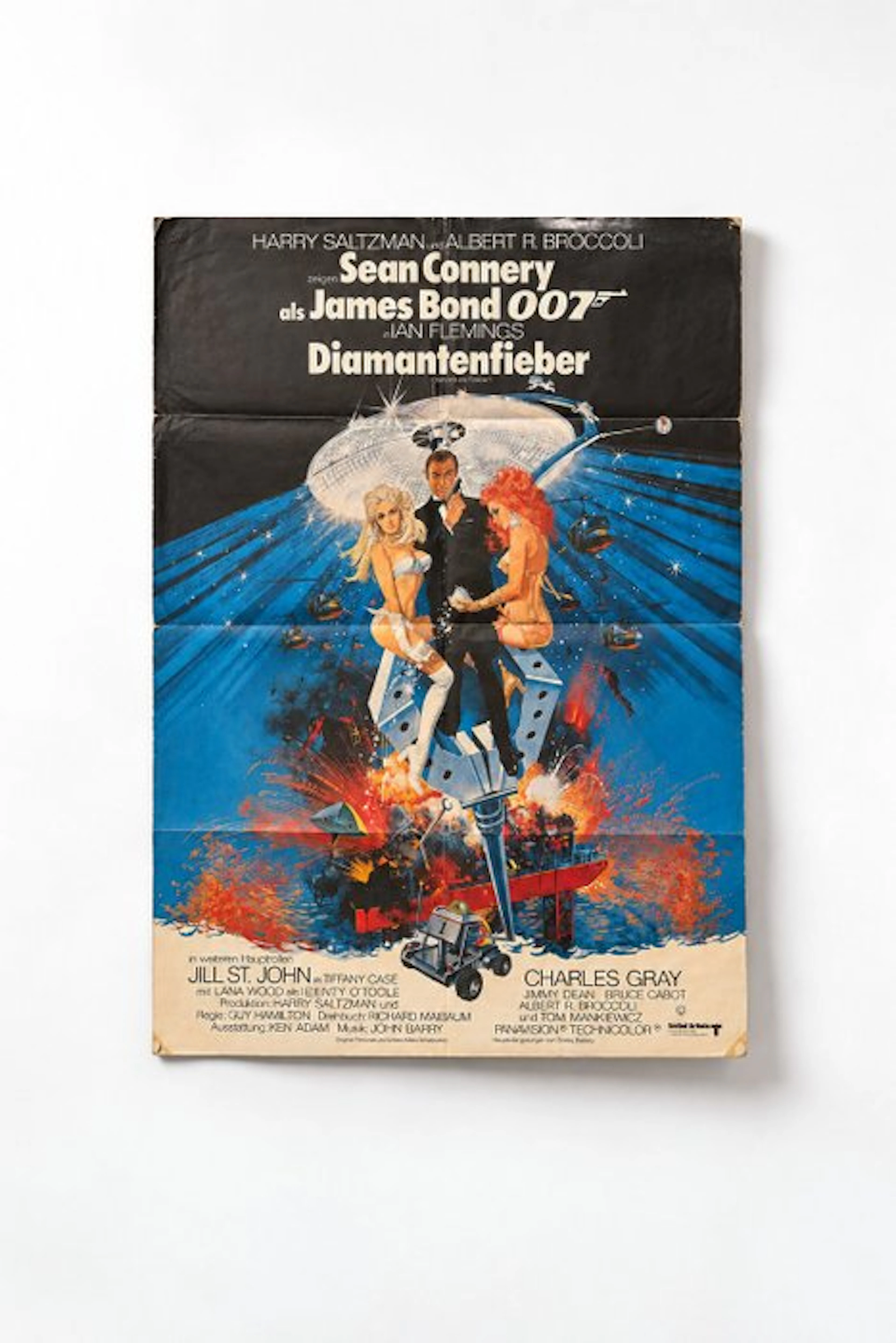 Robert McGinnis - James Bond 007 - Diamantenfieber - Sean Connery - 1970s