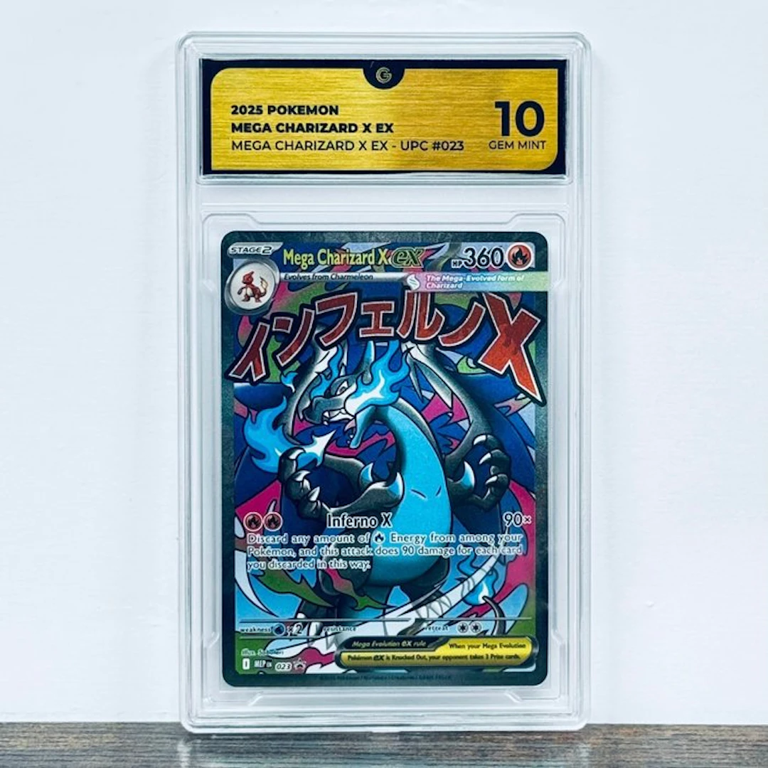 Pokémon Graded card - Mega Charizard X ex 023 - Pokemon - GG 10